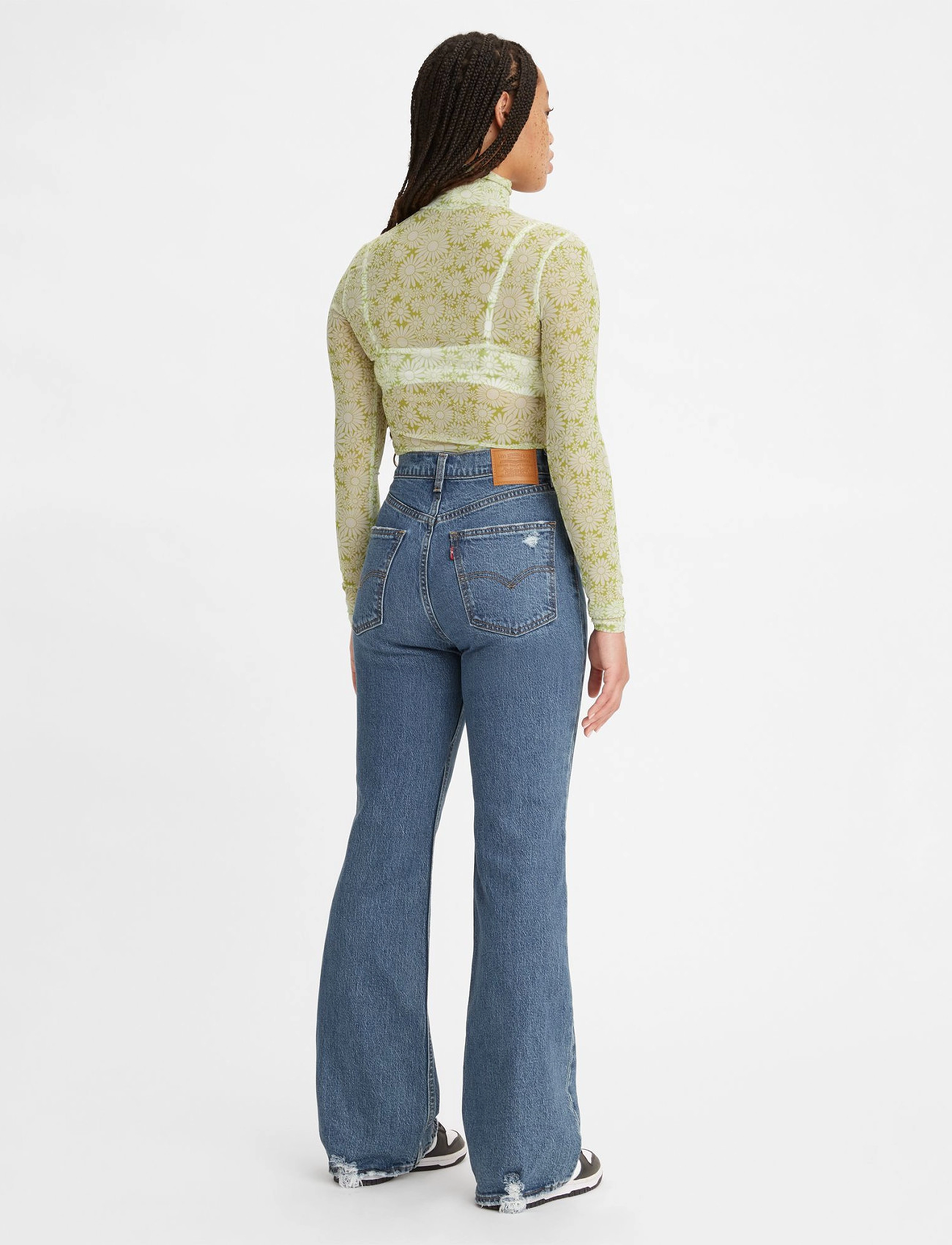 LEVI´S Women - 70S HIGH FLARE SONOMA STEP - dark indigo - worn in - 4