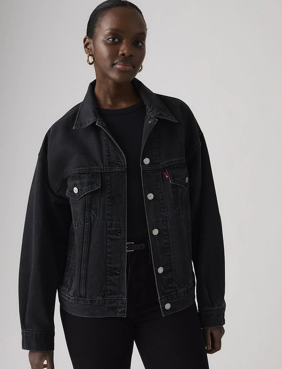 Levi's® - 90S TRUCKER ROAD LESS TRAVELED - lentejassen - blacks - 0