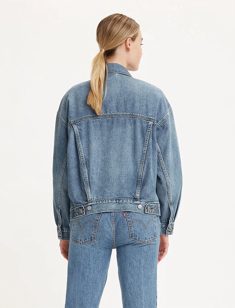 Levi's® - 90S TRUCKER TURNING HEADS - jeansjacken - light indigo - worn in - 3