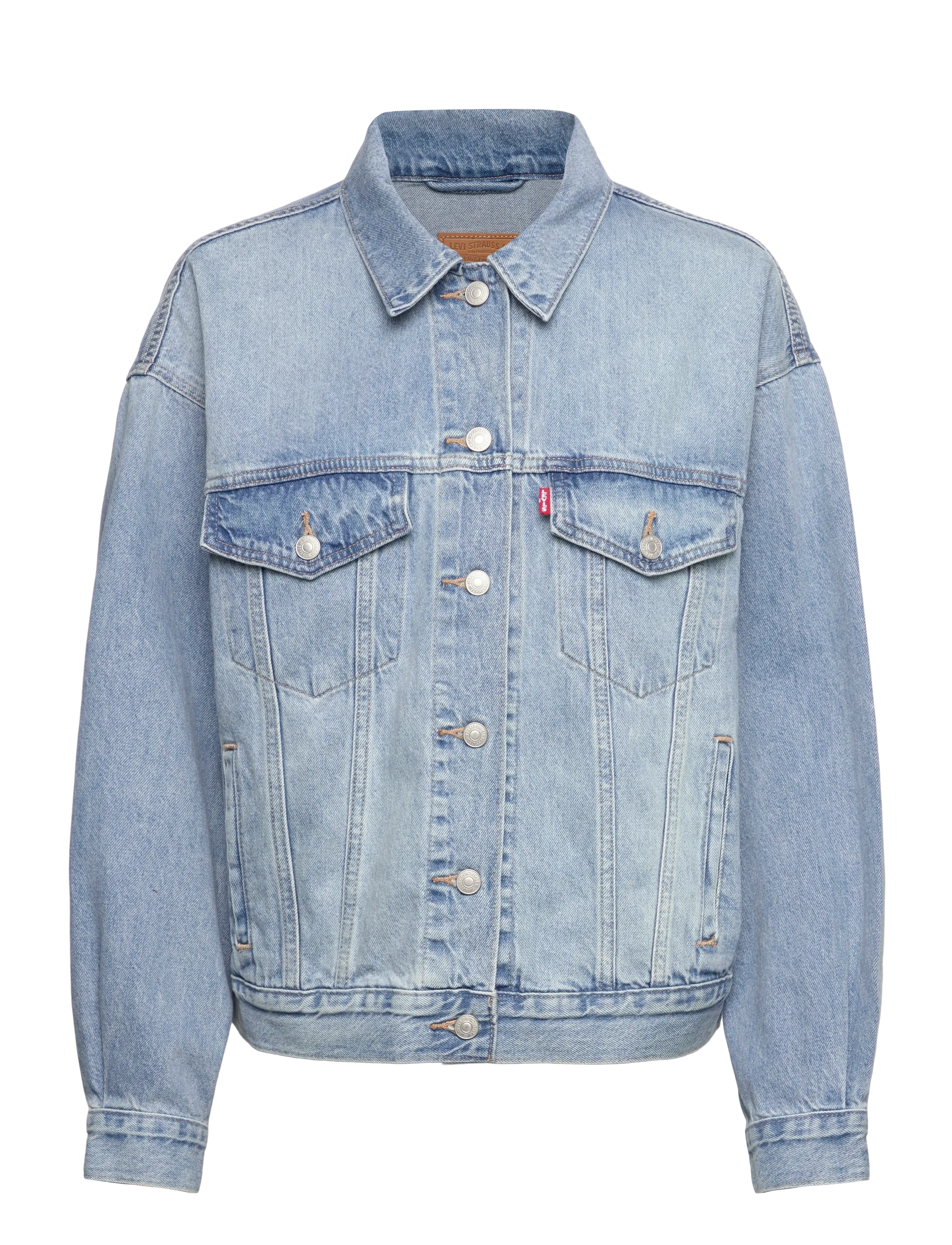 Levi's® 90S TRUCKER SHE KNEW - Riided - LIGHT INDIGO - WORN IN / blue