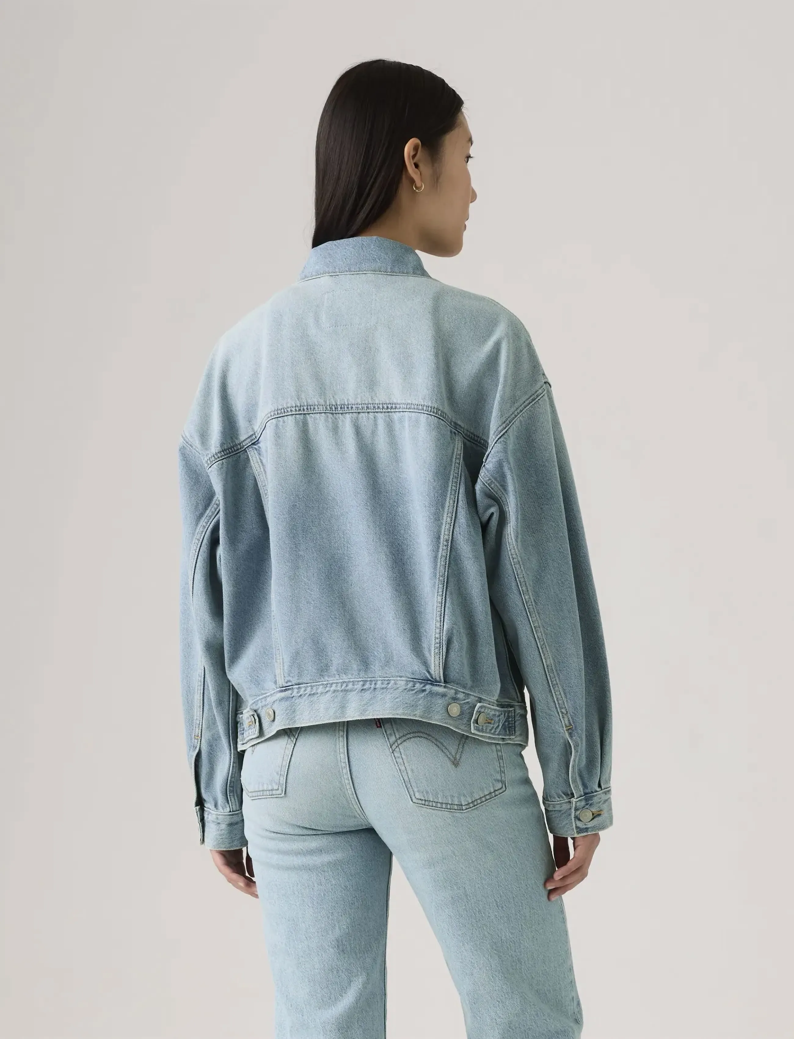 Levi's® - 90S TRUCKER SHE KNEW - kevadjoped - light indigo - worn in - 3