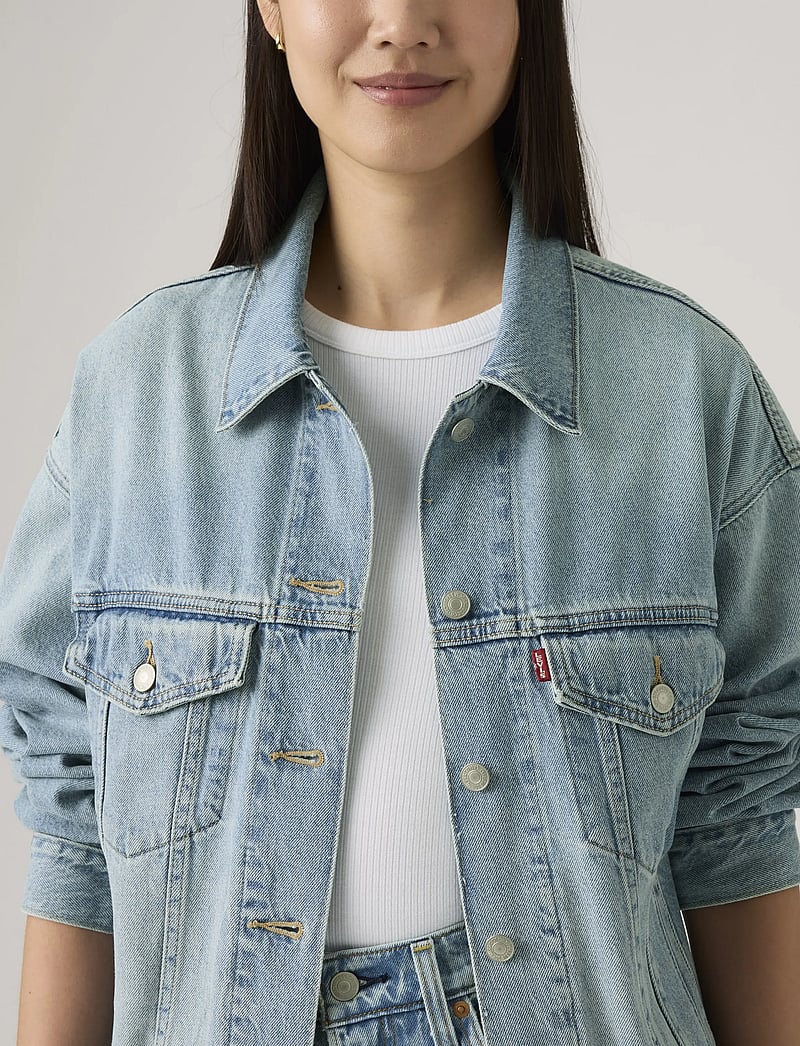 Levi's® - 90S TRUCKER SHE KNEW - jeansjackor - light indigo - worn in - 4