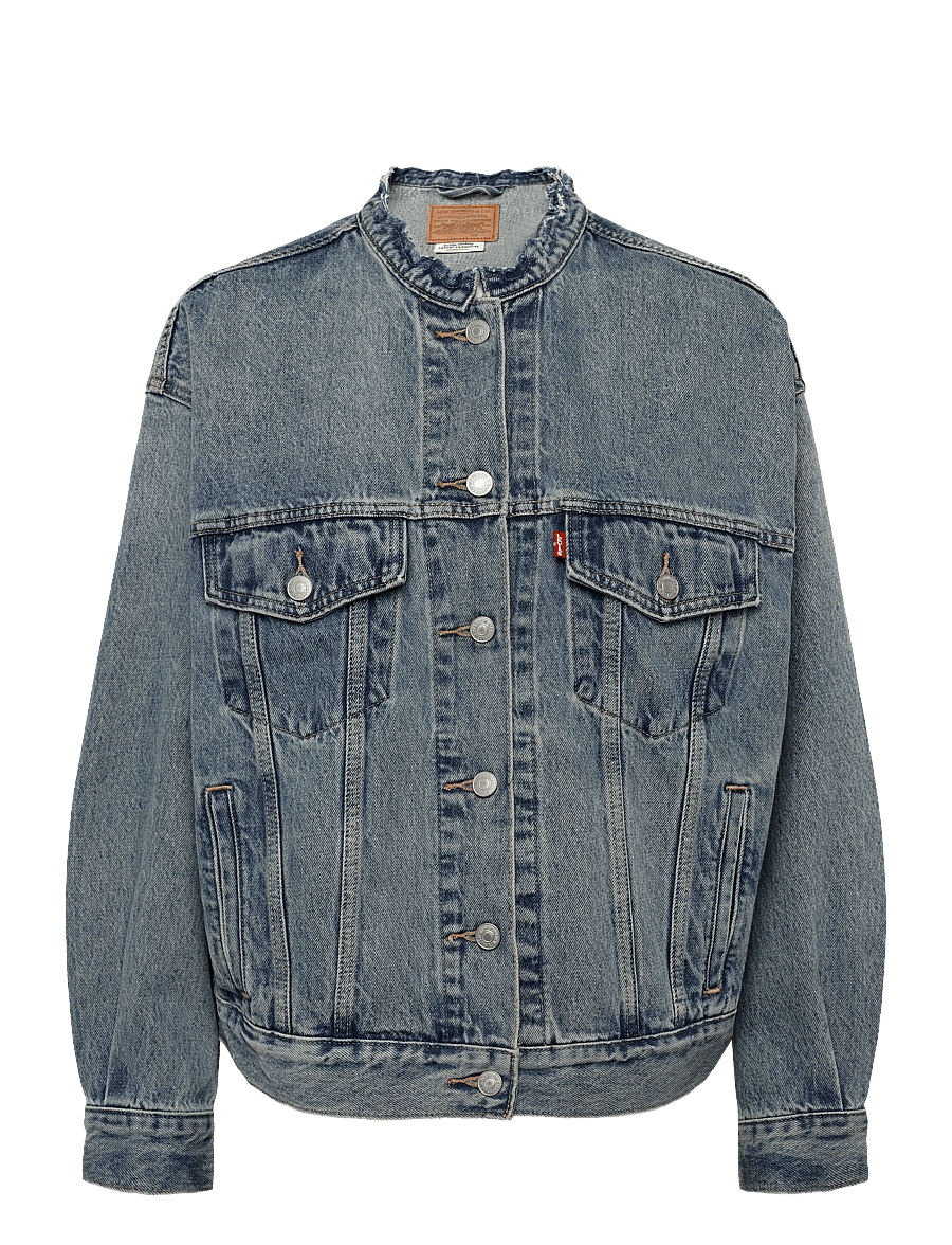 Levi's® - 90S TRUCKER CRAFT OF LOVE TRUC - spring jackets - med indigo - worn in - 0