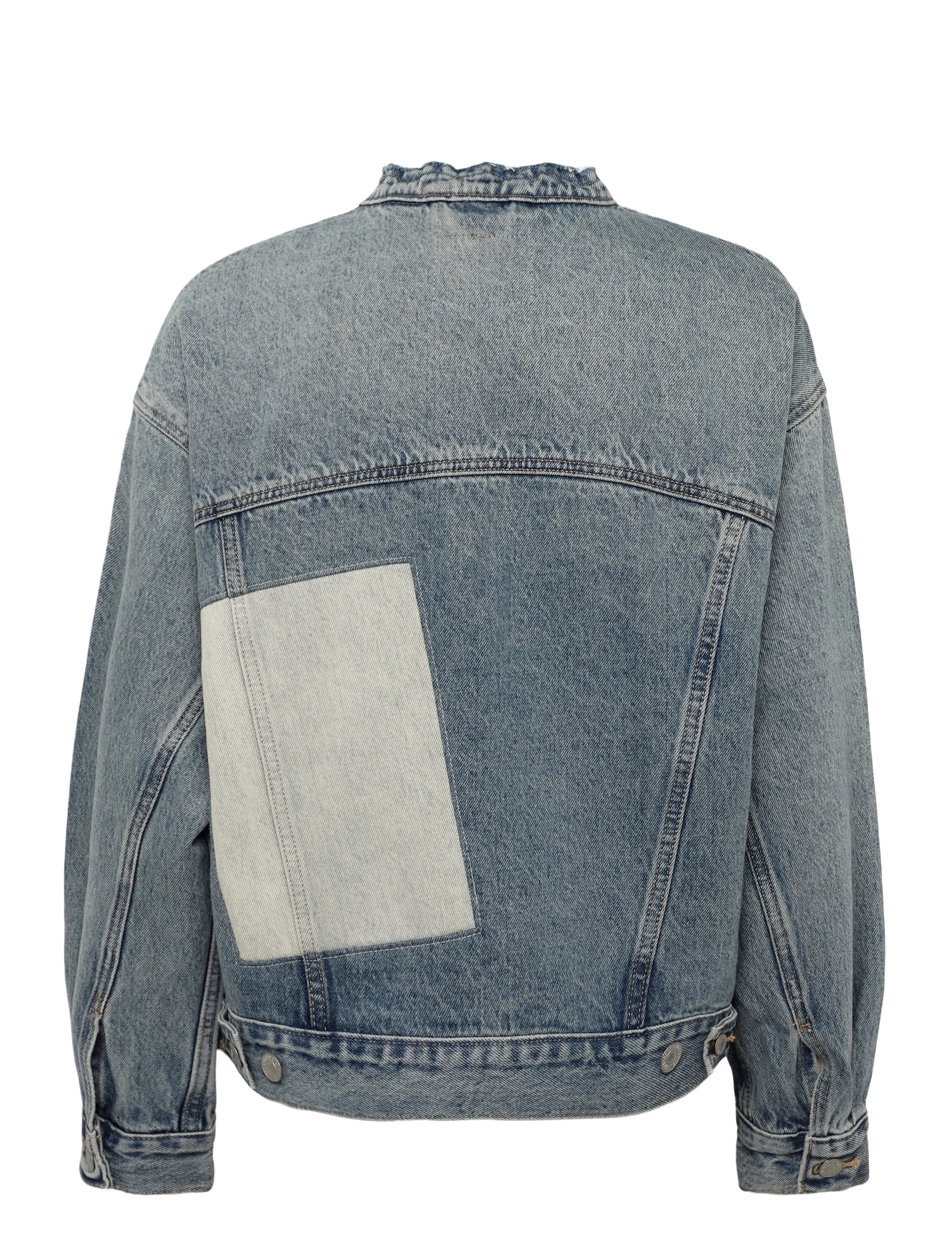 Levi's® - 90S TRUCKER CRAFT OF LOVE TRUC - med indigo - worn in - 1
