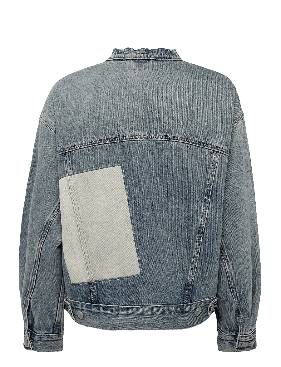 Levi's® - 90S TRUCKER CRAFT OF LOVE TRUC - spring jackets - med indigo - worn in - 1