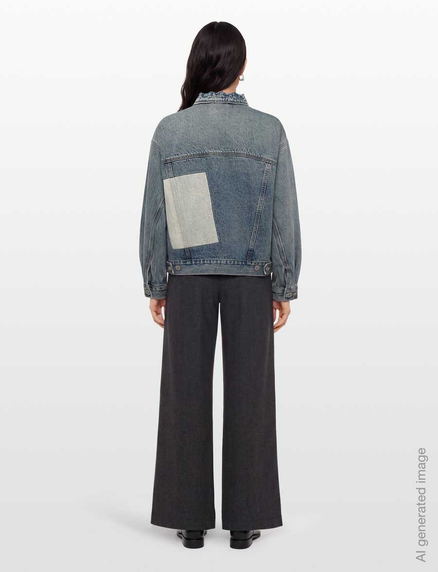 Levi's® - 90S TRUCKER CRAFT OF LOVE TRUC - frühlingsjacken - med indigo - worn in - 4