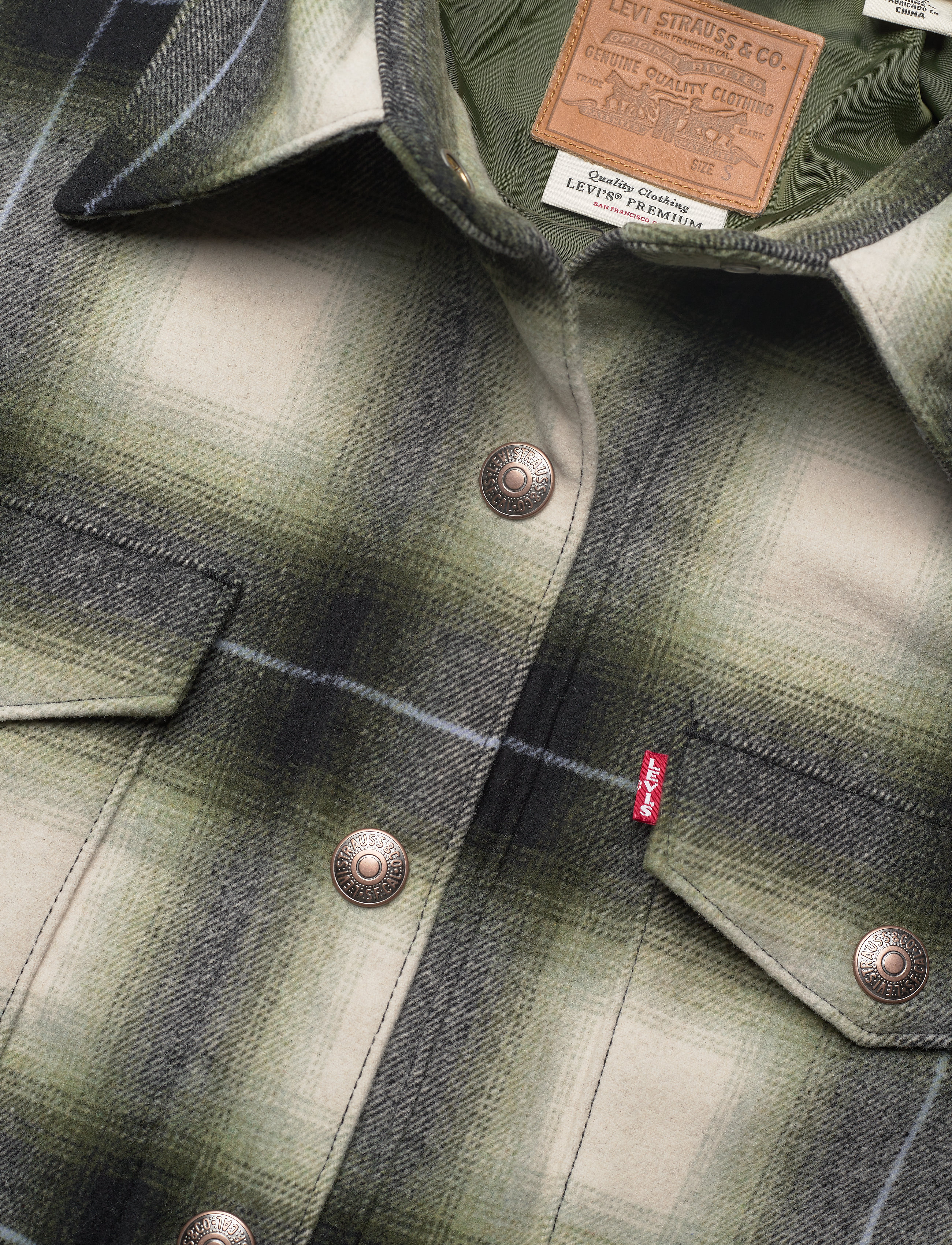 LEVI´S Women - WOOL SHACKET CELINE PLAID SHAC - multi-color - 4
