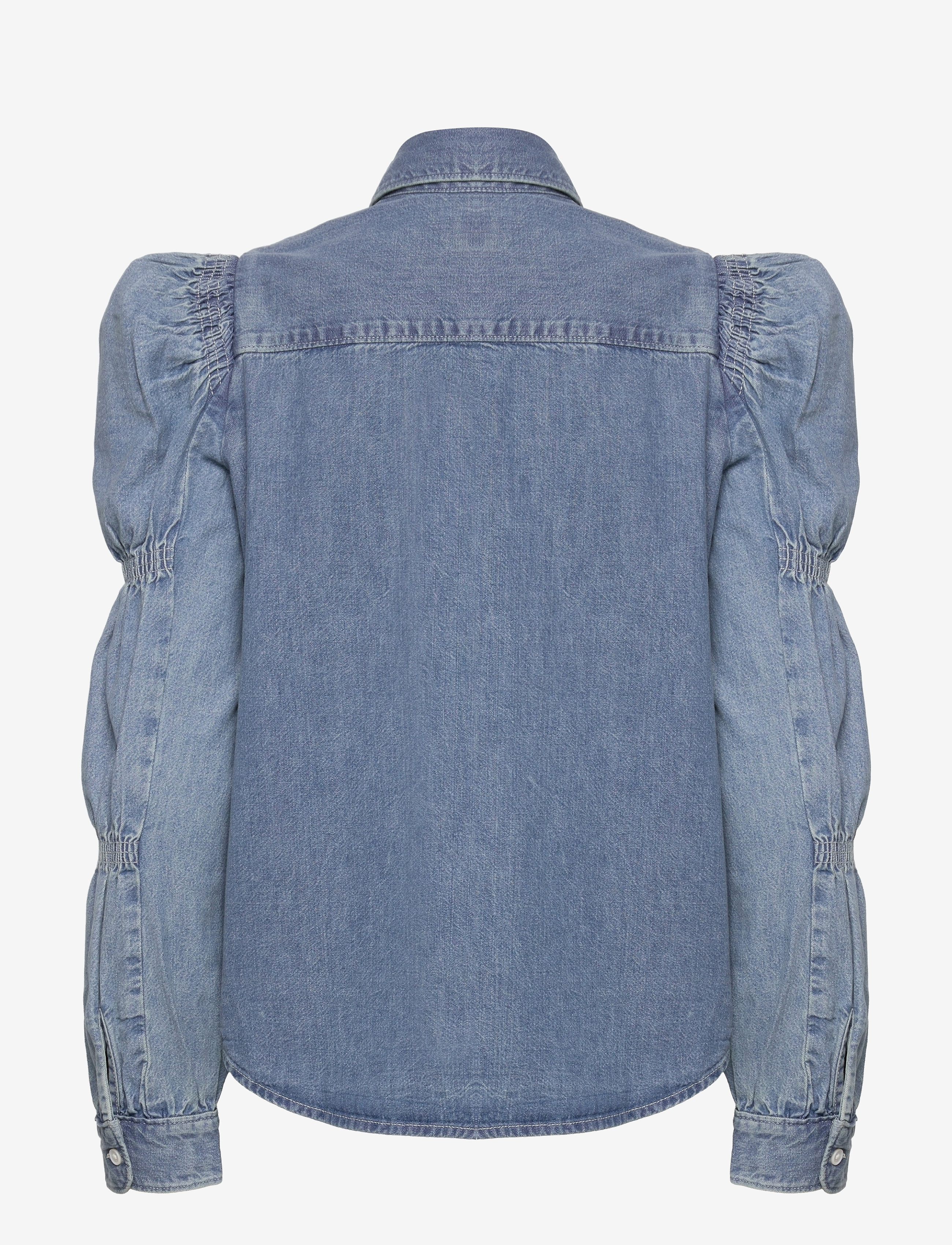 Levi's® - ZUMA CINCHED SLV BLOUSE FREAKY - med indigo - flat finish - 1