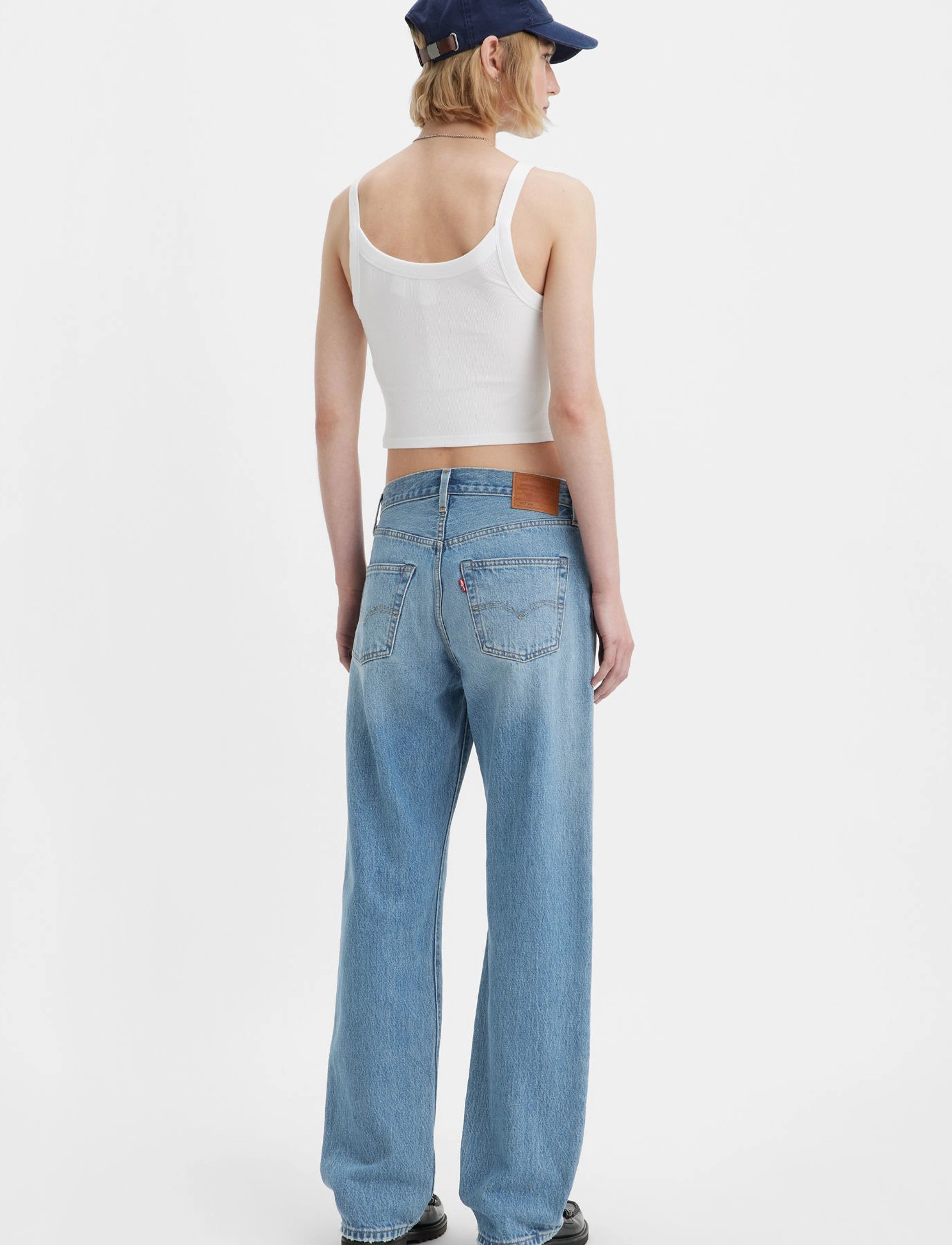 Levi's® - 501 90S SHAPE SHIFTER - med indigo - worn in - 4