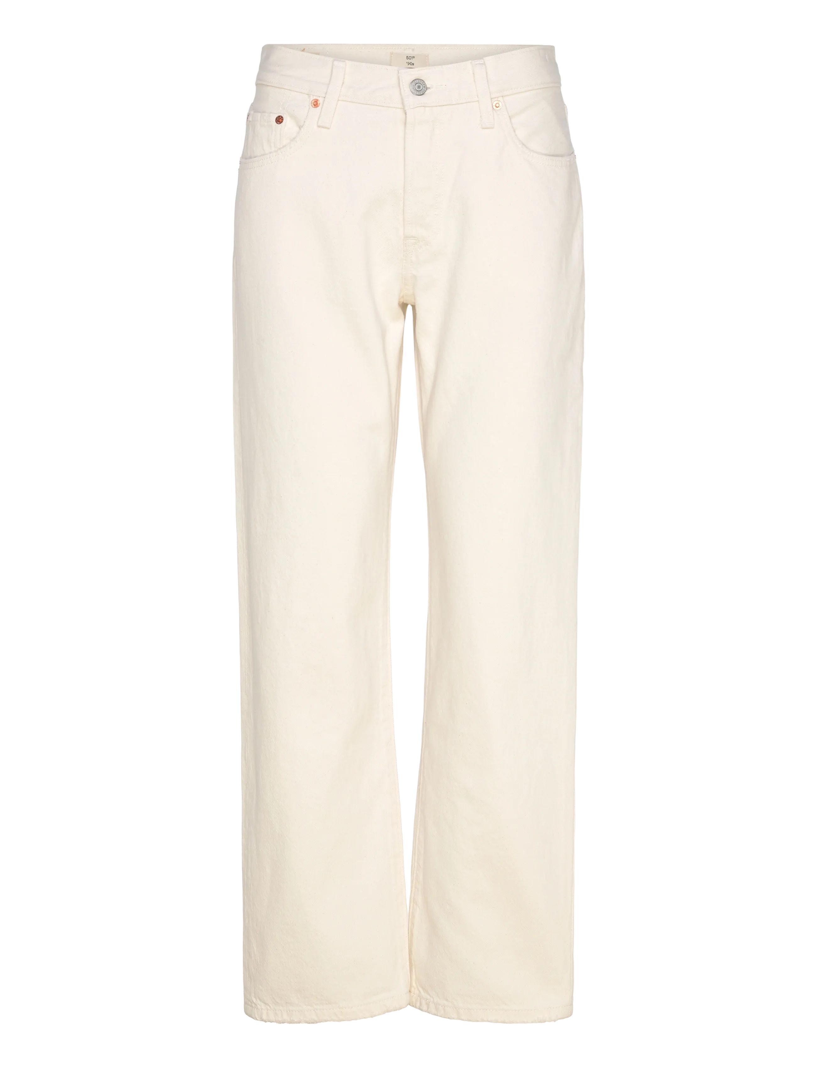 Levi's® 501 90S ECRU BOOPER NO DAMAGE - Tøj - WHITES / cream