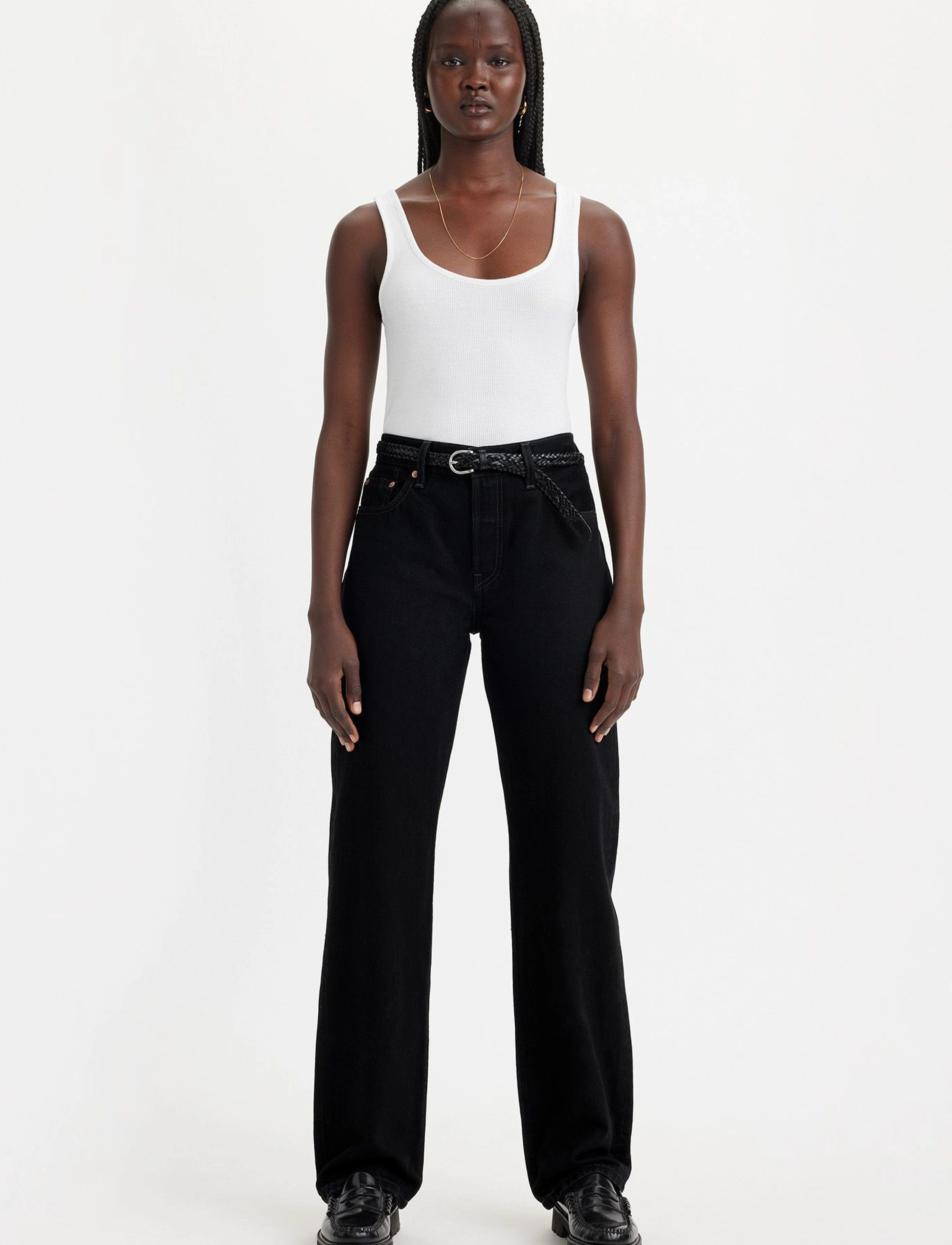 Levi's® - 501 90S RINSED BLACKTOP - straight jeans - blacks - 3