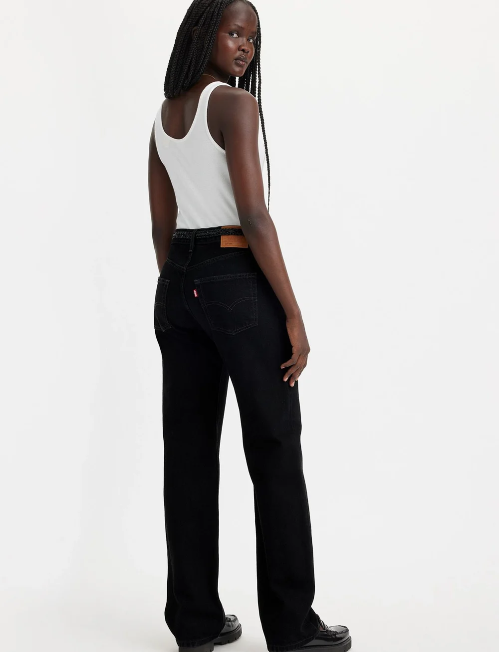 Levi's® - 501 90S RINSED BLACKTOP - straight jeans - blacks - 4