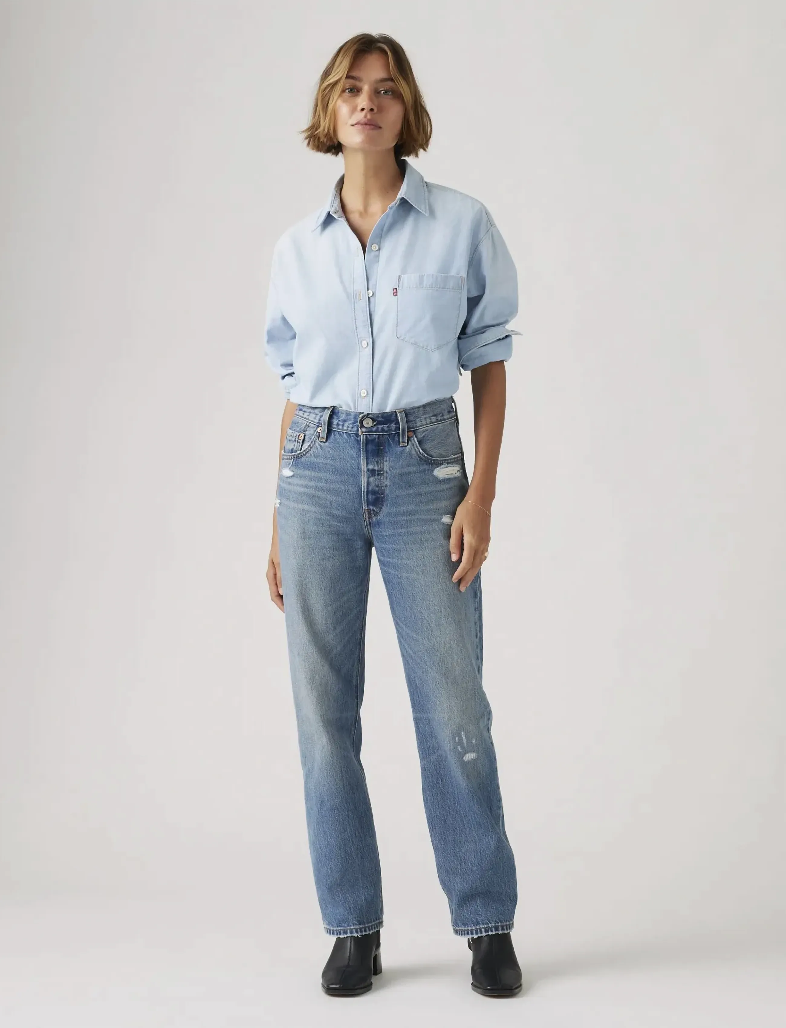Levi's 501 90S Verified Vintage, 25 x 30, Blue, Jeans > Lige-Almindelige, Dame