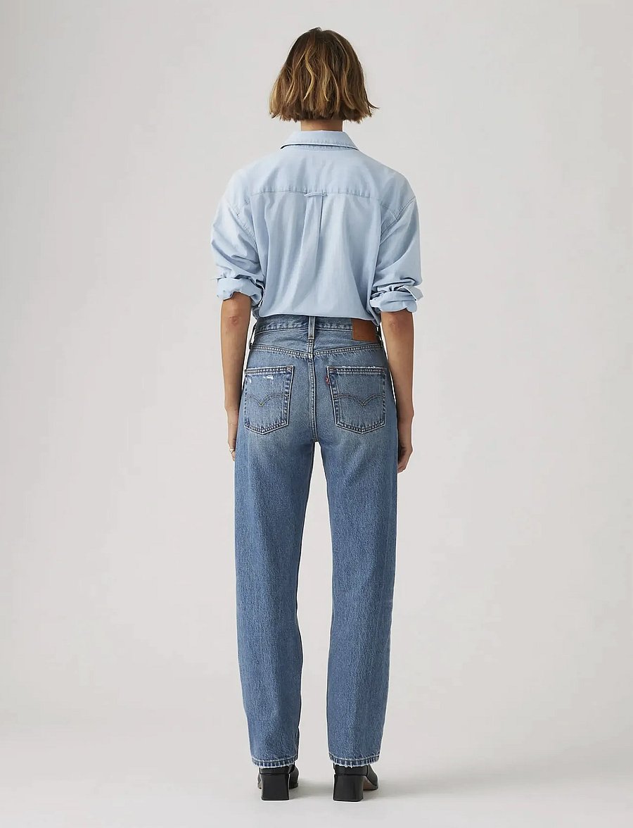 Levi's® - 501 90S VERIFIED VINTAGE - mom-jeans - med indigo - worn in - 4
