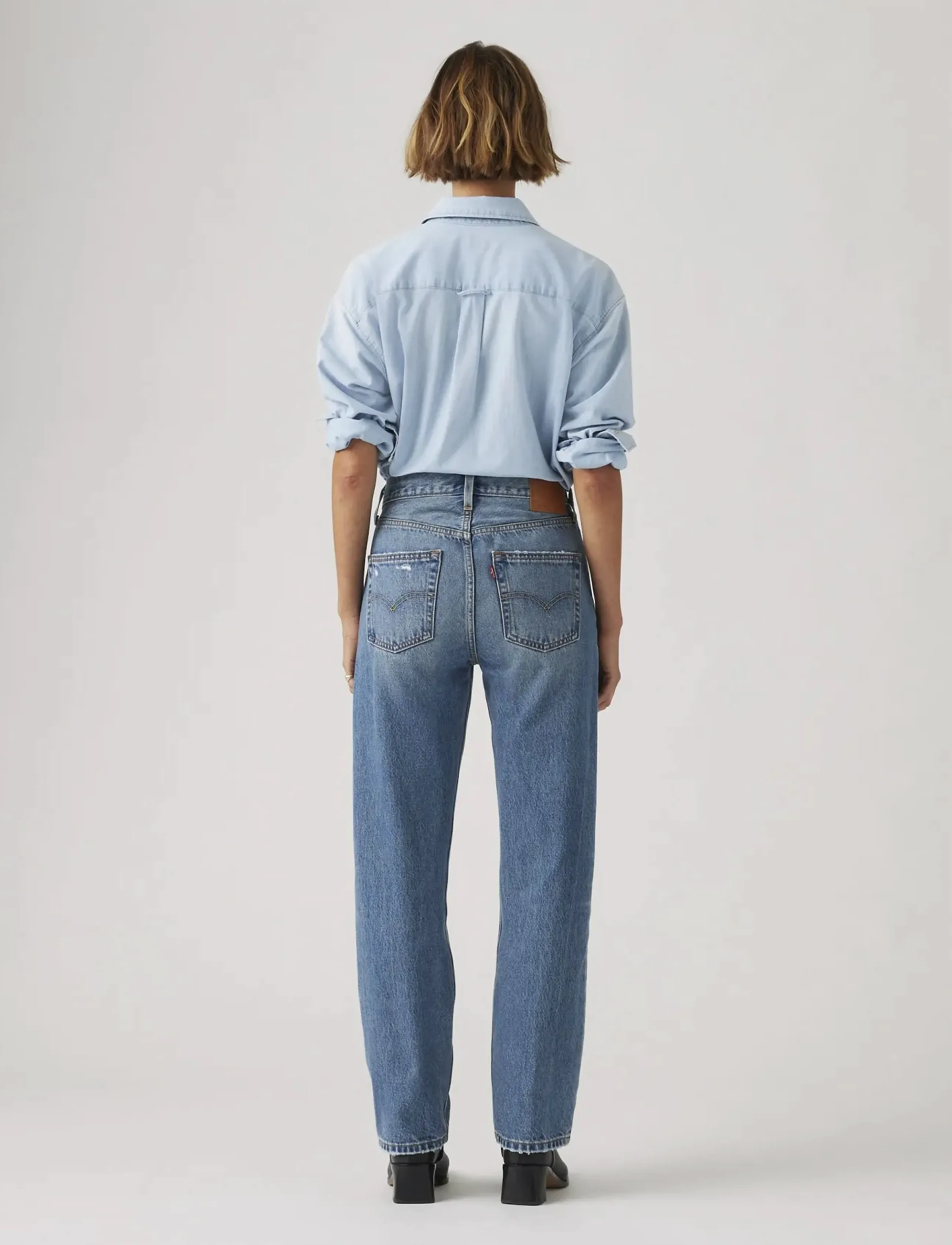 Levi's® - 501 90S VERIFIED VINTAGE - mom-lõikega teksad - med indigo - worn in - 4