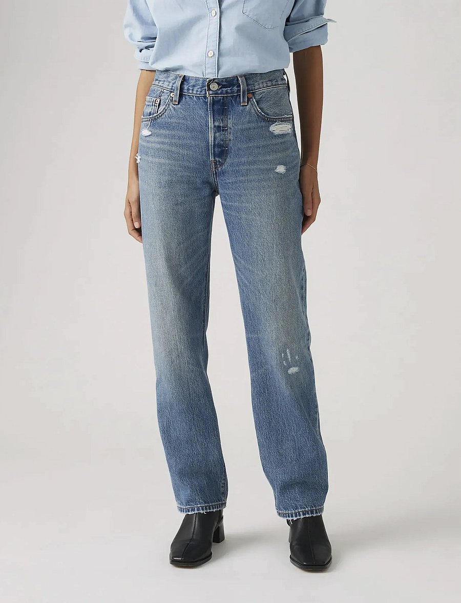 Levi's® - 501 90S VERIFIED VINTAGE - mom-jeans - med indigo - worn in - 5