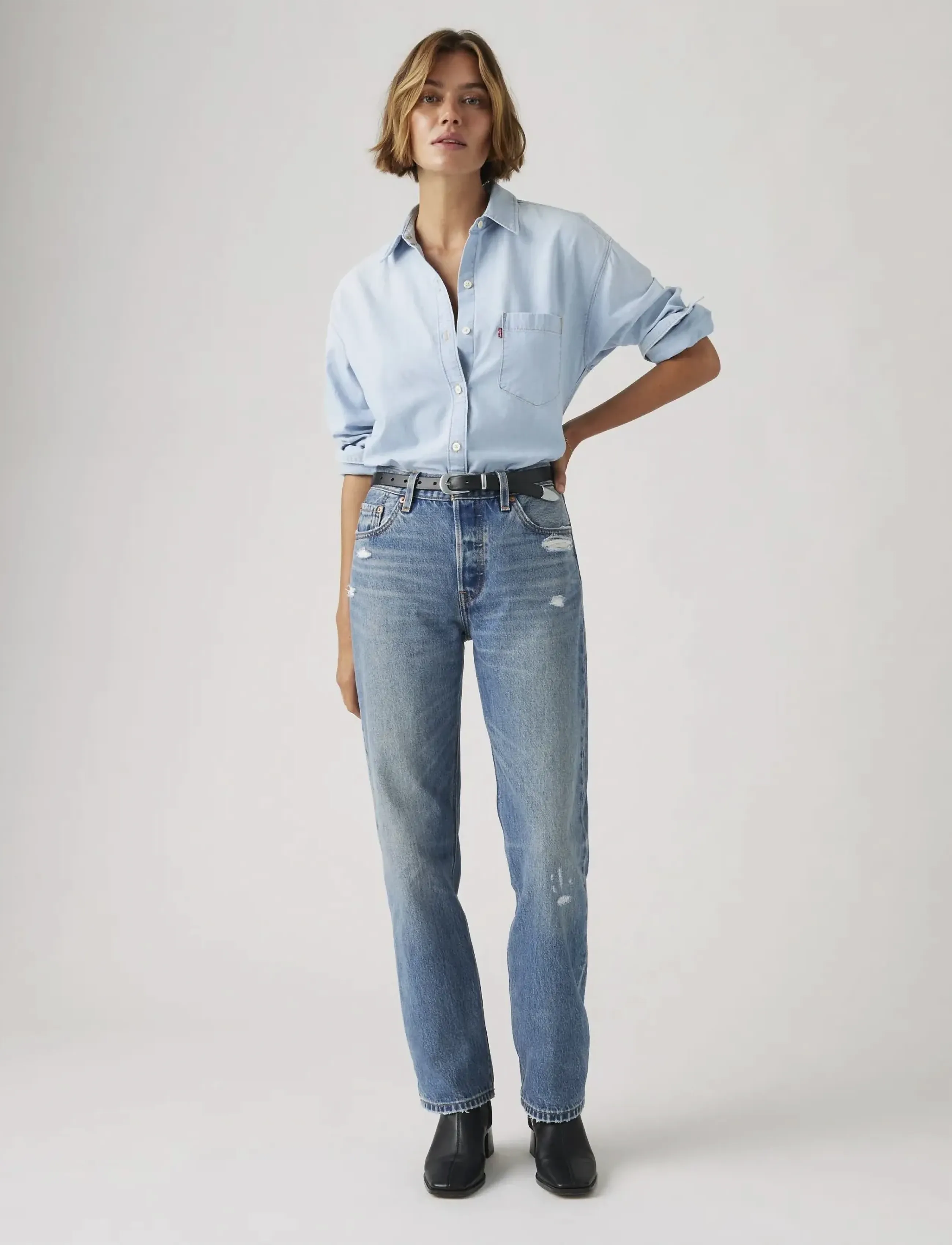LEVIS ® 501 90S Verified Vintage raka jeans dam – bild 5