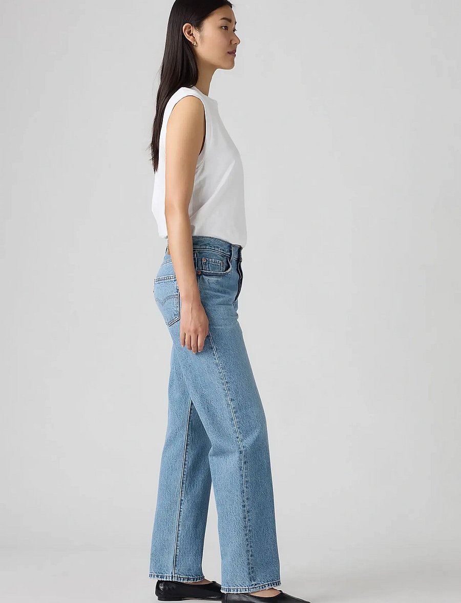 Levi's® - 501 90S IN LOVE WITH YOU - raka jeans - med indigo - worn in - 3