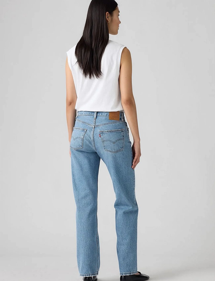 Levi's® - 501 90S IN LOVE WITH YOU - raka jeans - med indigo - worn in - 4