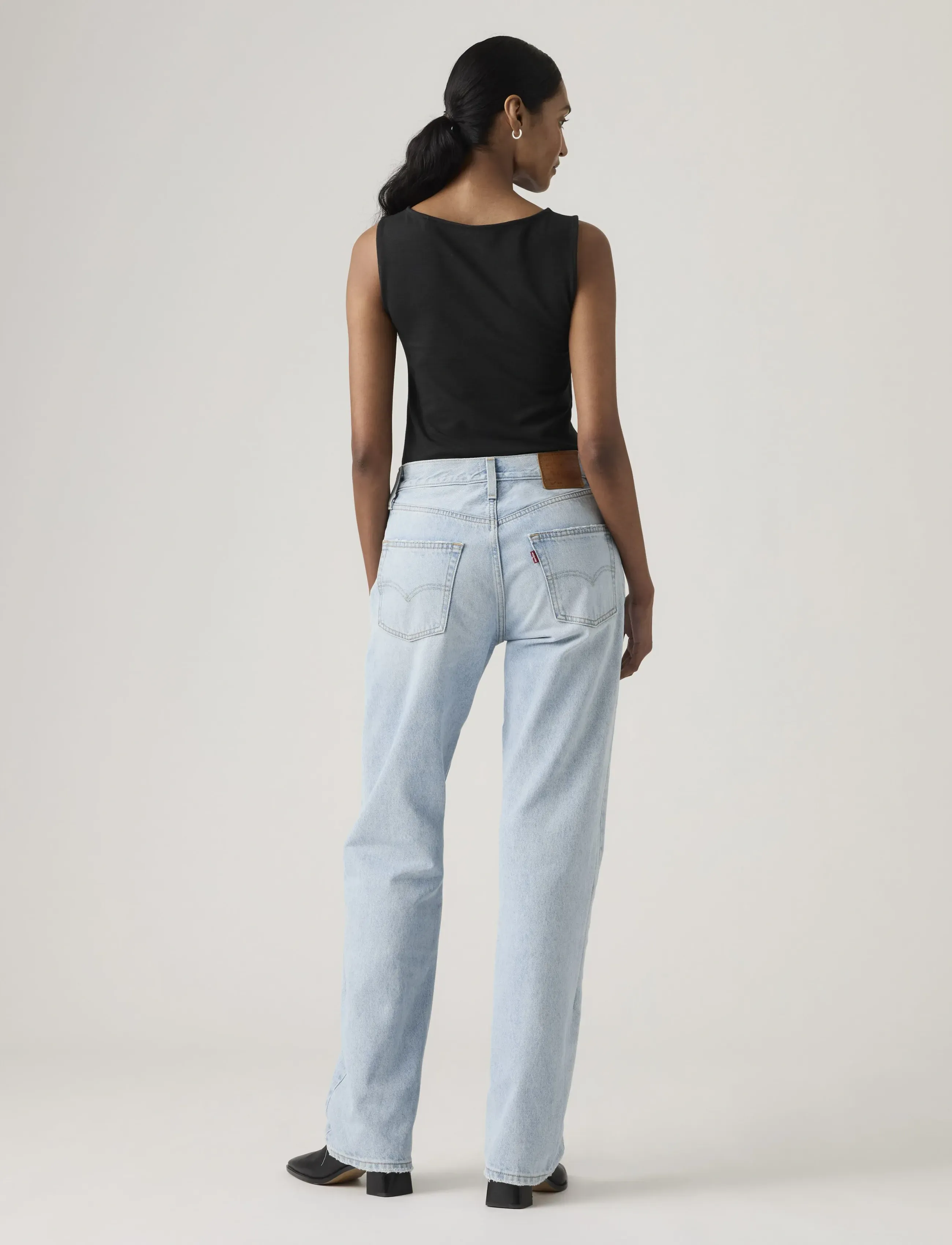 Levi's® - 501 90S OFFICE REFRESH - mom jeans - light indigo - worn in - 4