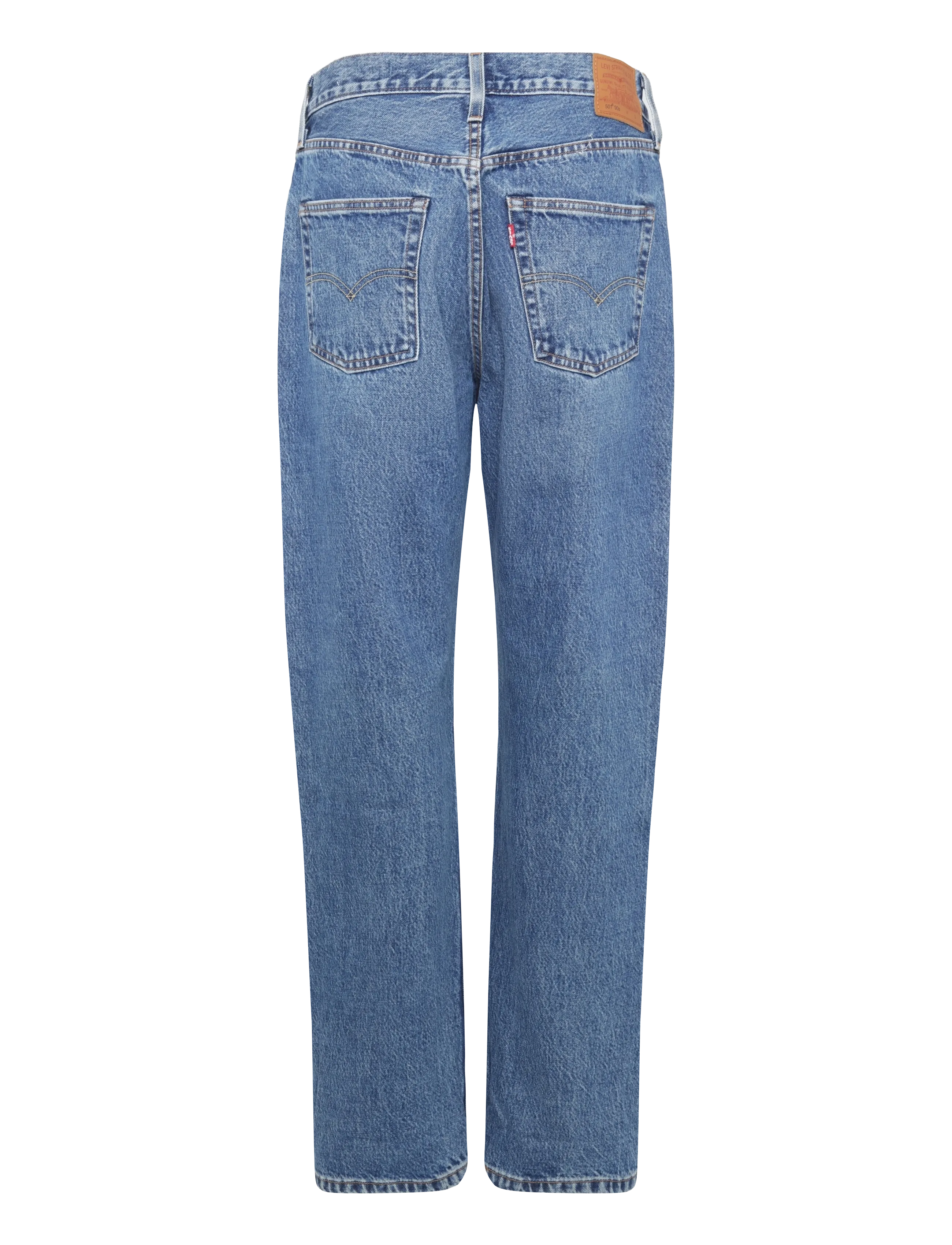 Levi's® - 501 90S WORK YOURSELF SELVEDGE - mom-jeans - med indigo - worn in - 1
