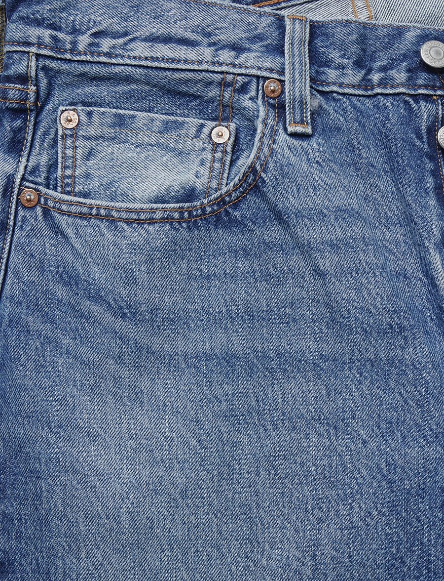 Levi's® - 501 90S WORK YOURSELF SELVEDGE - mom-jeans - med indigo - worn in - 2