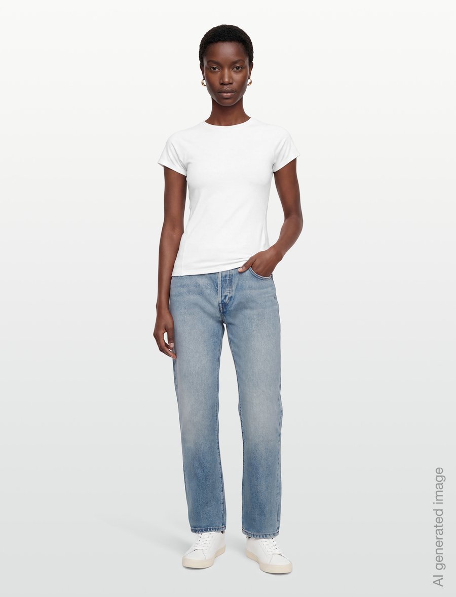 Levi's® - 501 90S HALLOWED HOUR SELVEDGE - gerade jeans - med indigo - worn in - 0