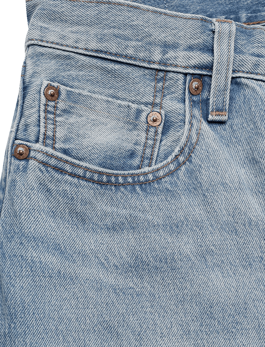Levi's® - 501 90S HALLOWED HOUR SELVEDGE - gerade jeans - med indigo - worn in - 5