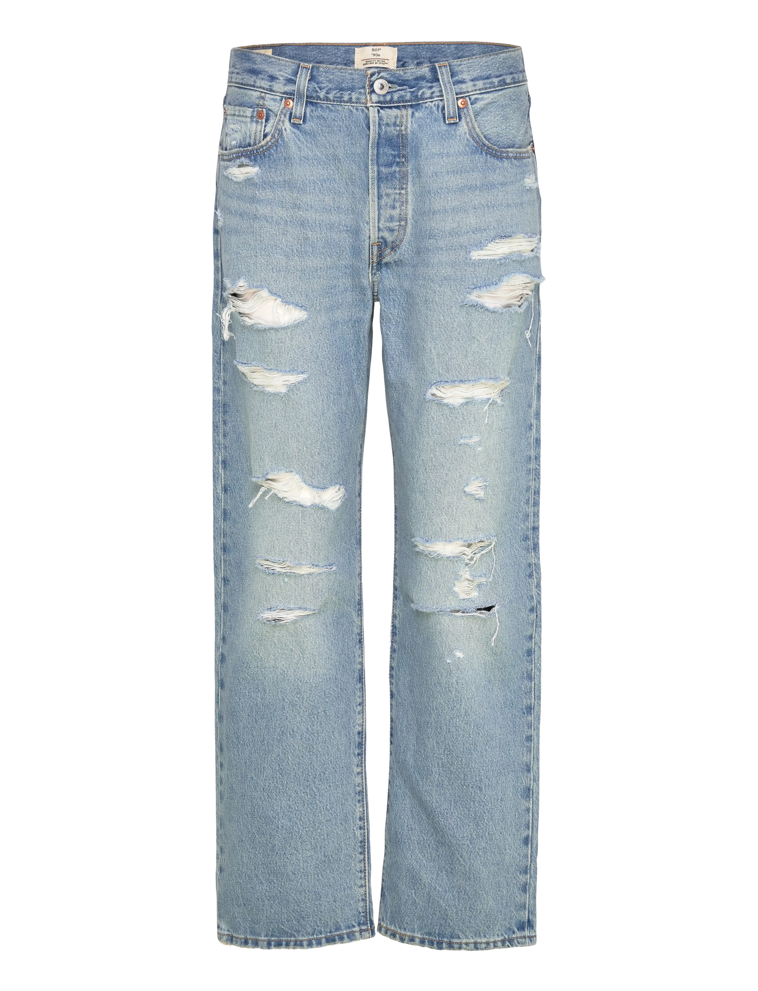 Levi's® 501 90S BEEN THERE STF - Levi's® - LIGHT INDIGO - WORN IN / blue