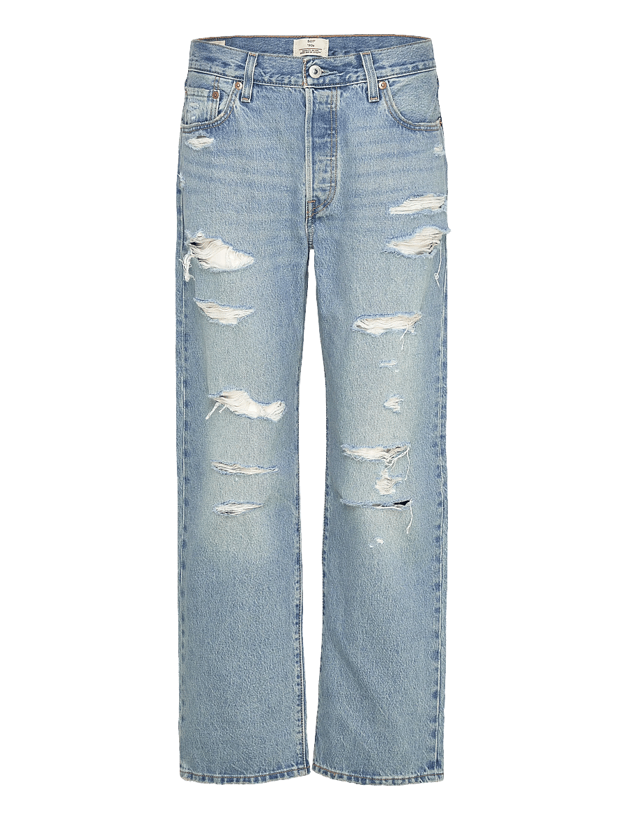 Levi's® - 501 90S BEEN THERE STF - boyfriend jeans - light indigo - worn in - 1