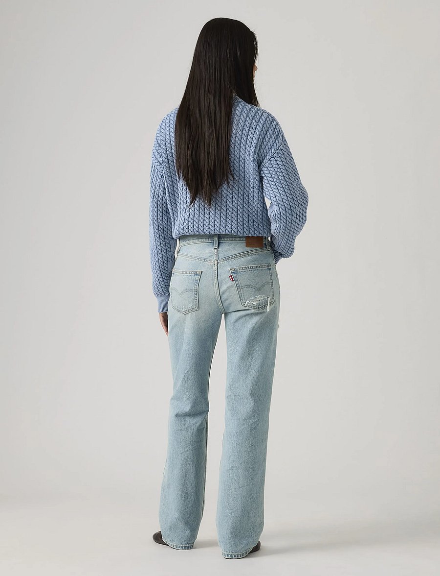Levi's® - 501 90S BEEN THERE STF - boyfriend jeans - light indigo - worn in - 4