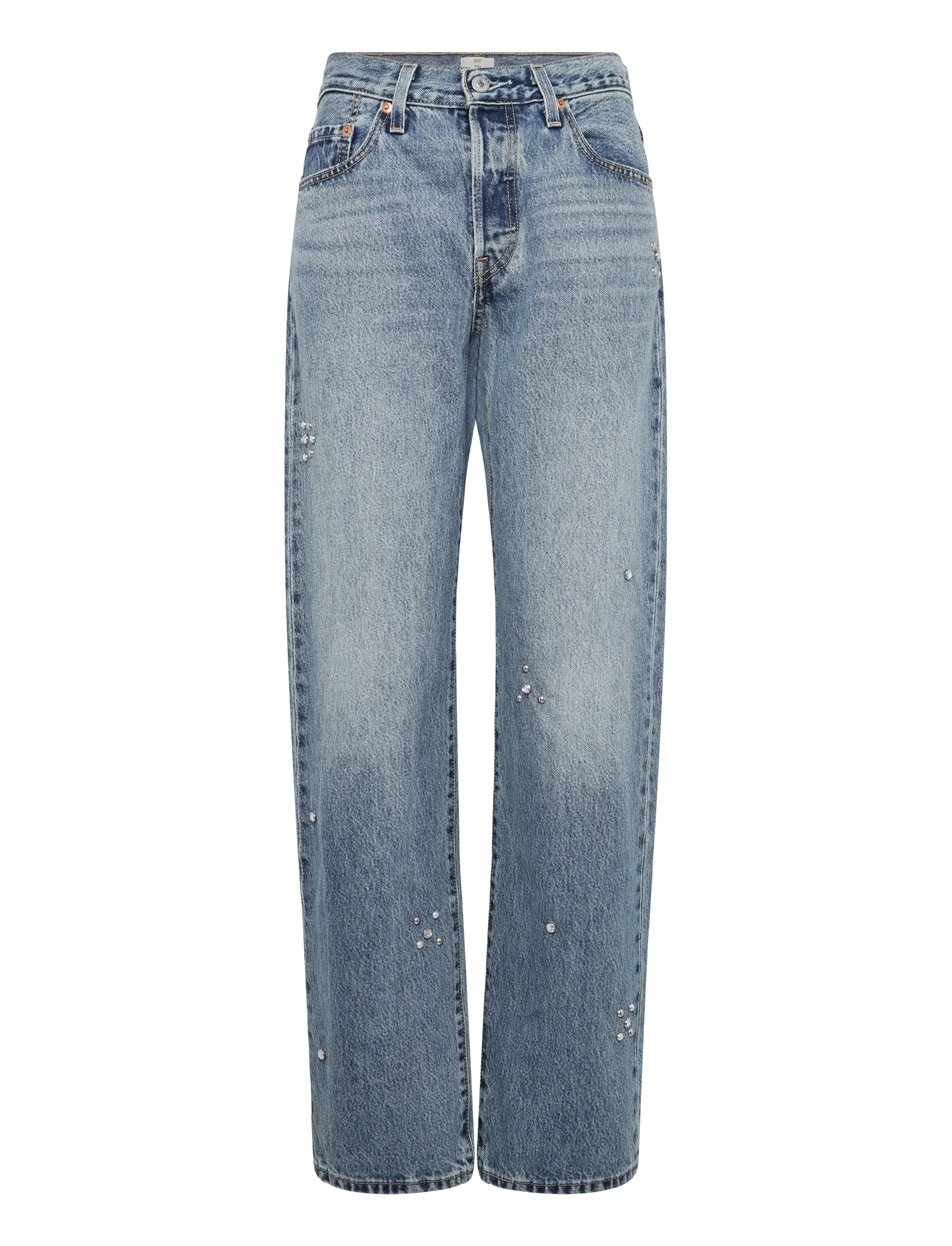Levi's® - 501 90S 90S TRIP ON DRIP - raka jeans - med indigo - worn in - 1