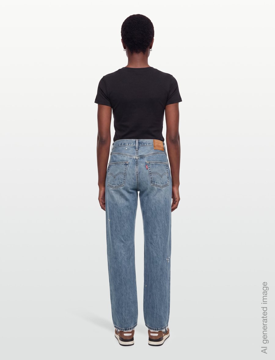 Levi's® - 501 90S 90S TRIP ON DRIP - raka jeans - med indigo - worn in - 4