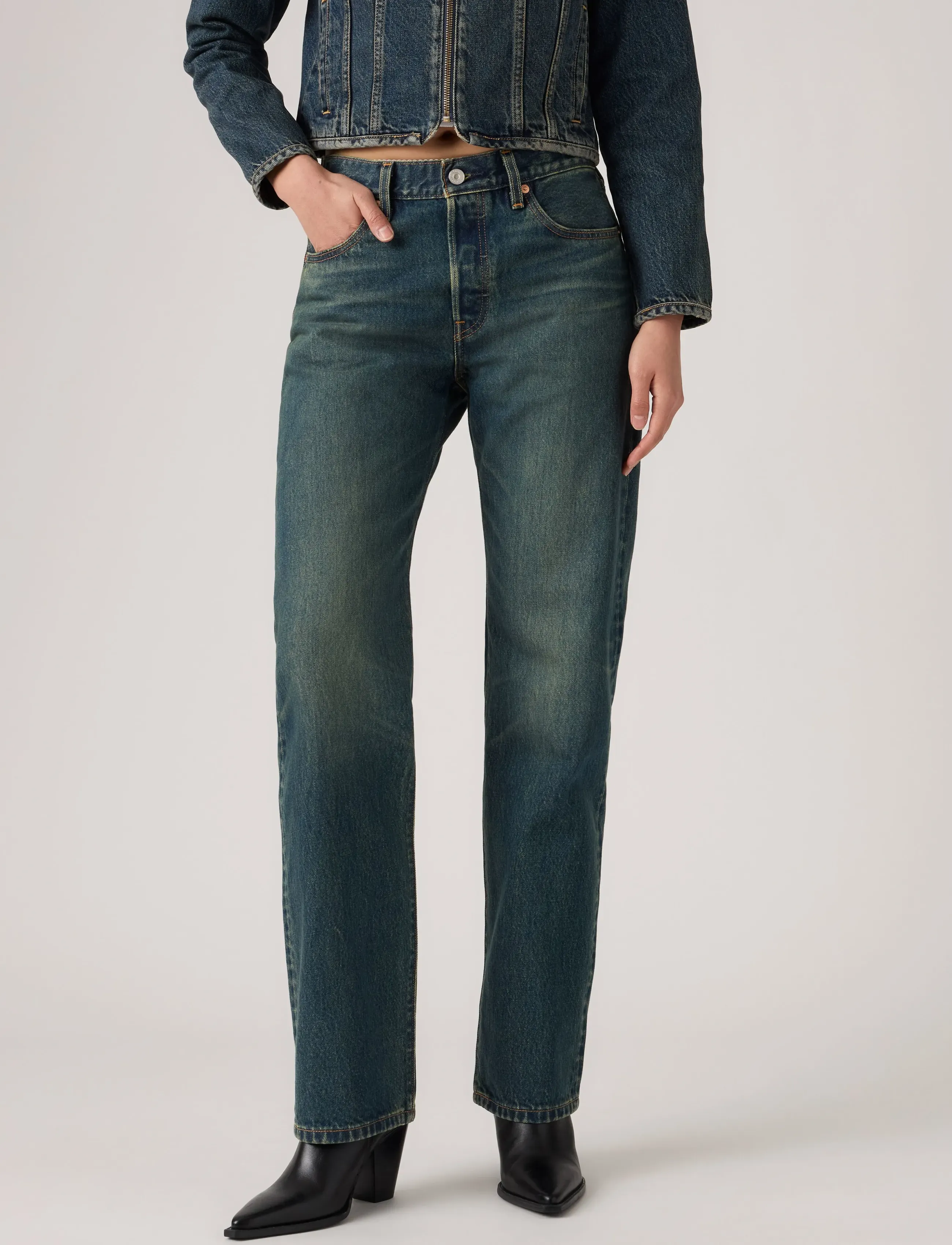 Levi's® - 501 90S CASH OUT STF - igapäevane stiil - greens - 5