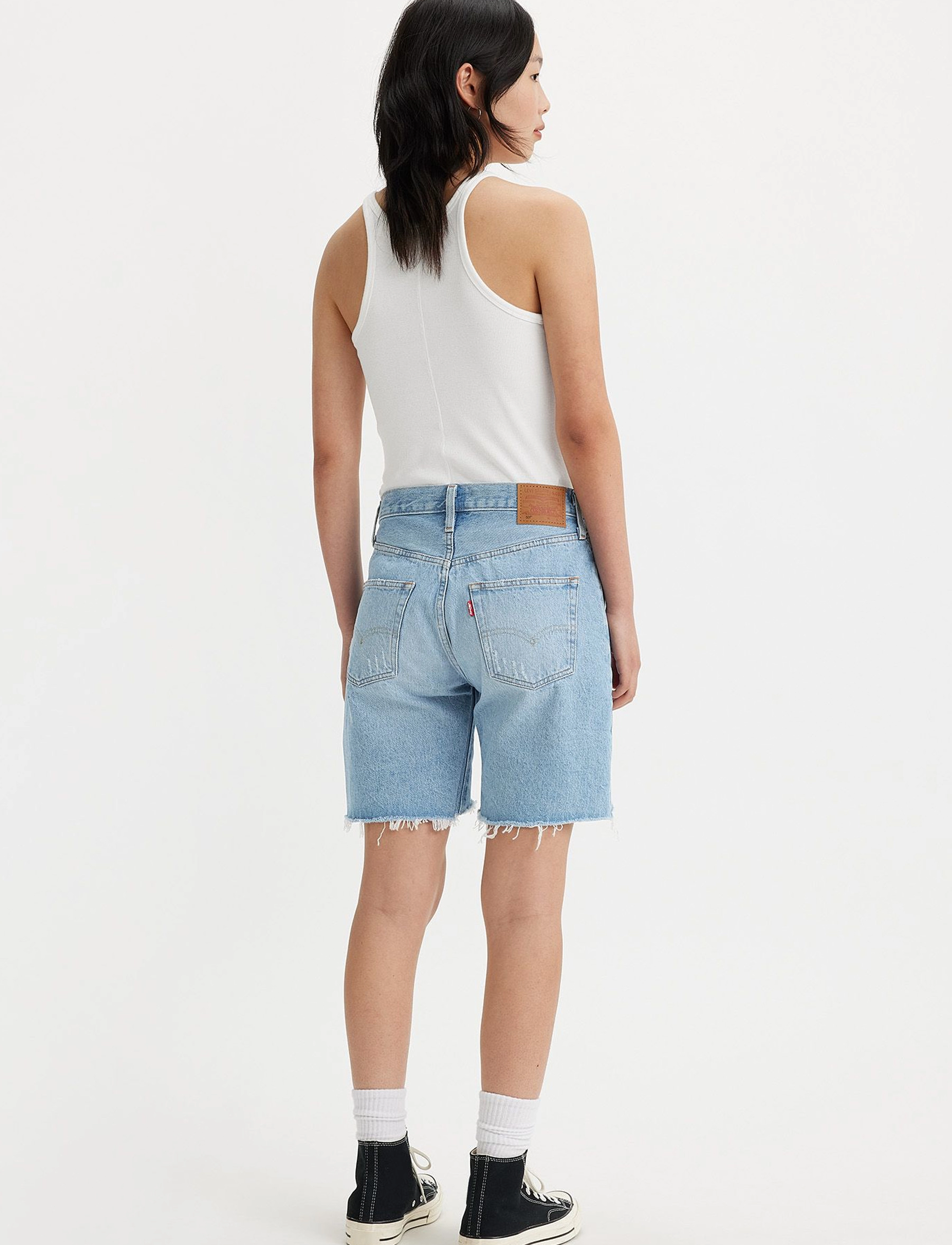Levi's® - 50190S SHORT BLUE LIGHT SPECIA - med indigo - worn in - 4