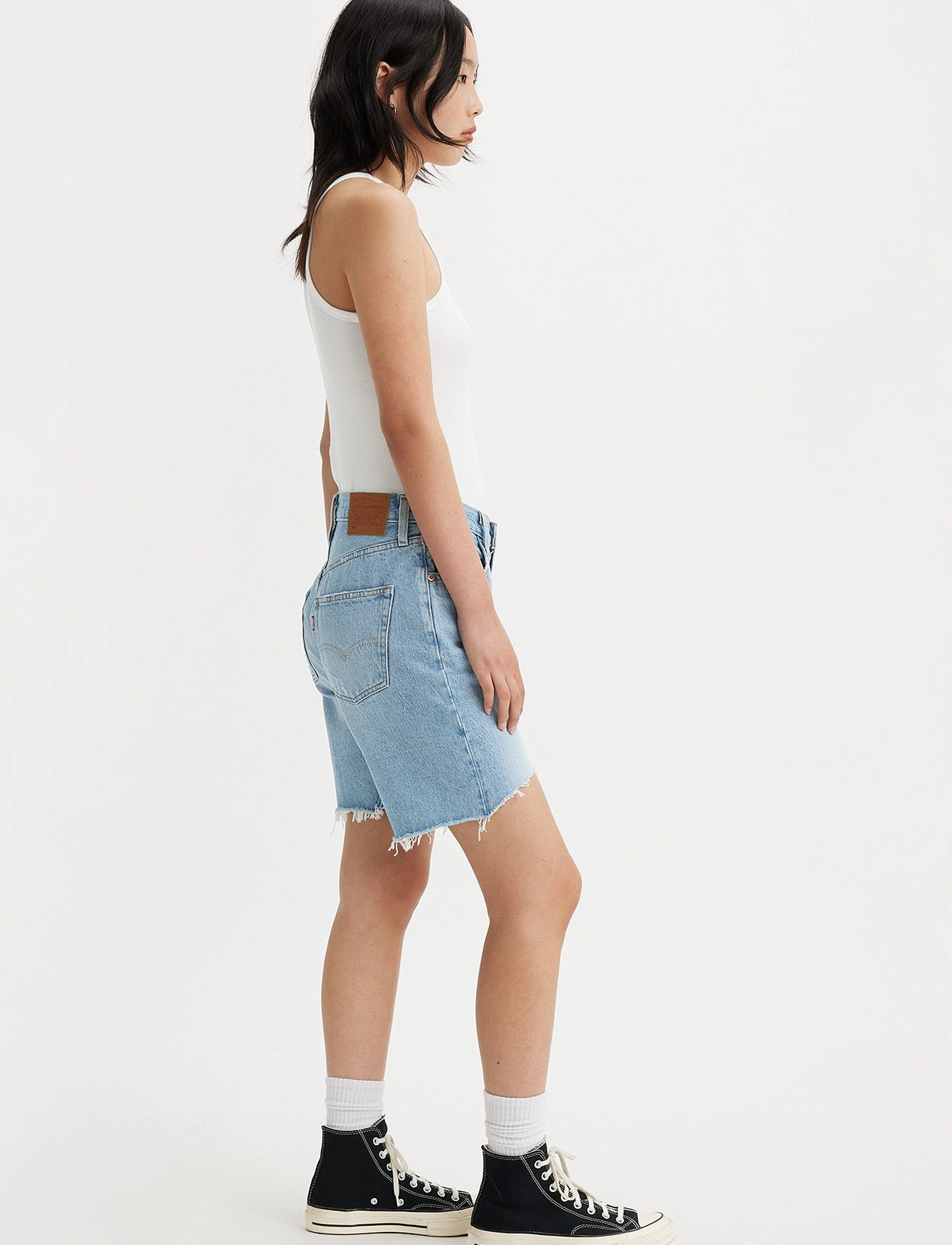 Levi's® - 50190S SHORT BLUE LIGHT SPECIA - med indigo - worn in - 5