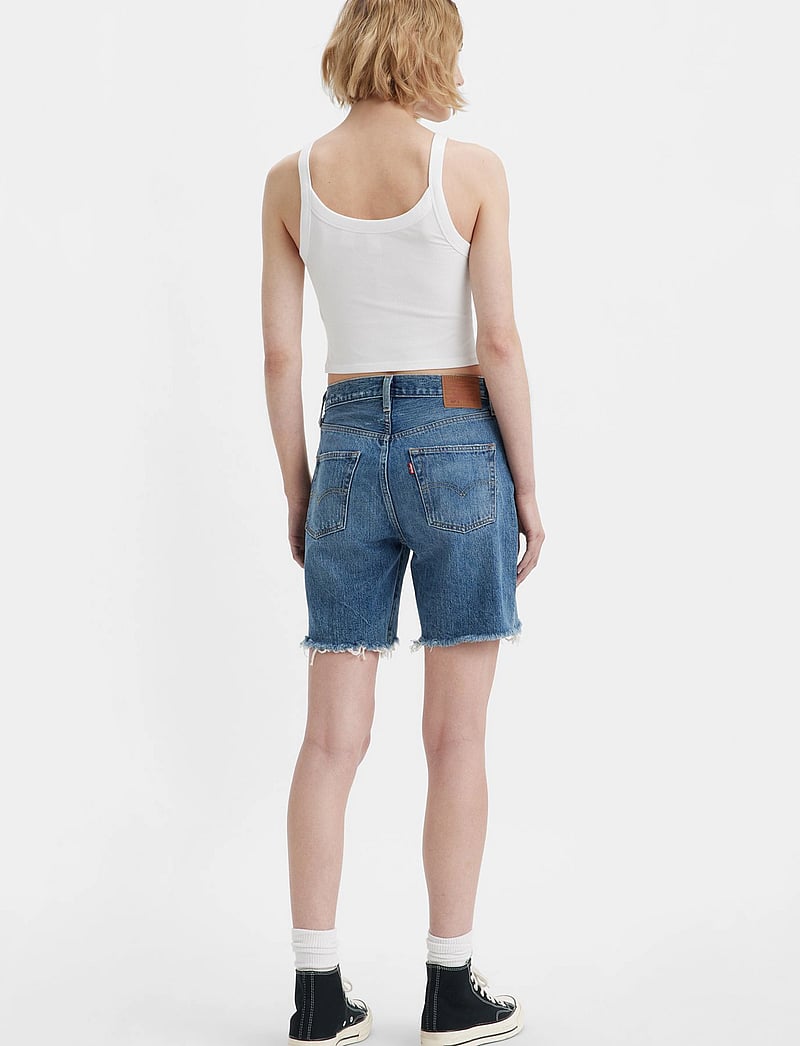 Levi's® - 50190S SHORT HAPPY BREAK - jorts - dark indigo - worn in - 4