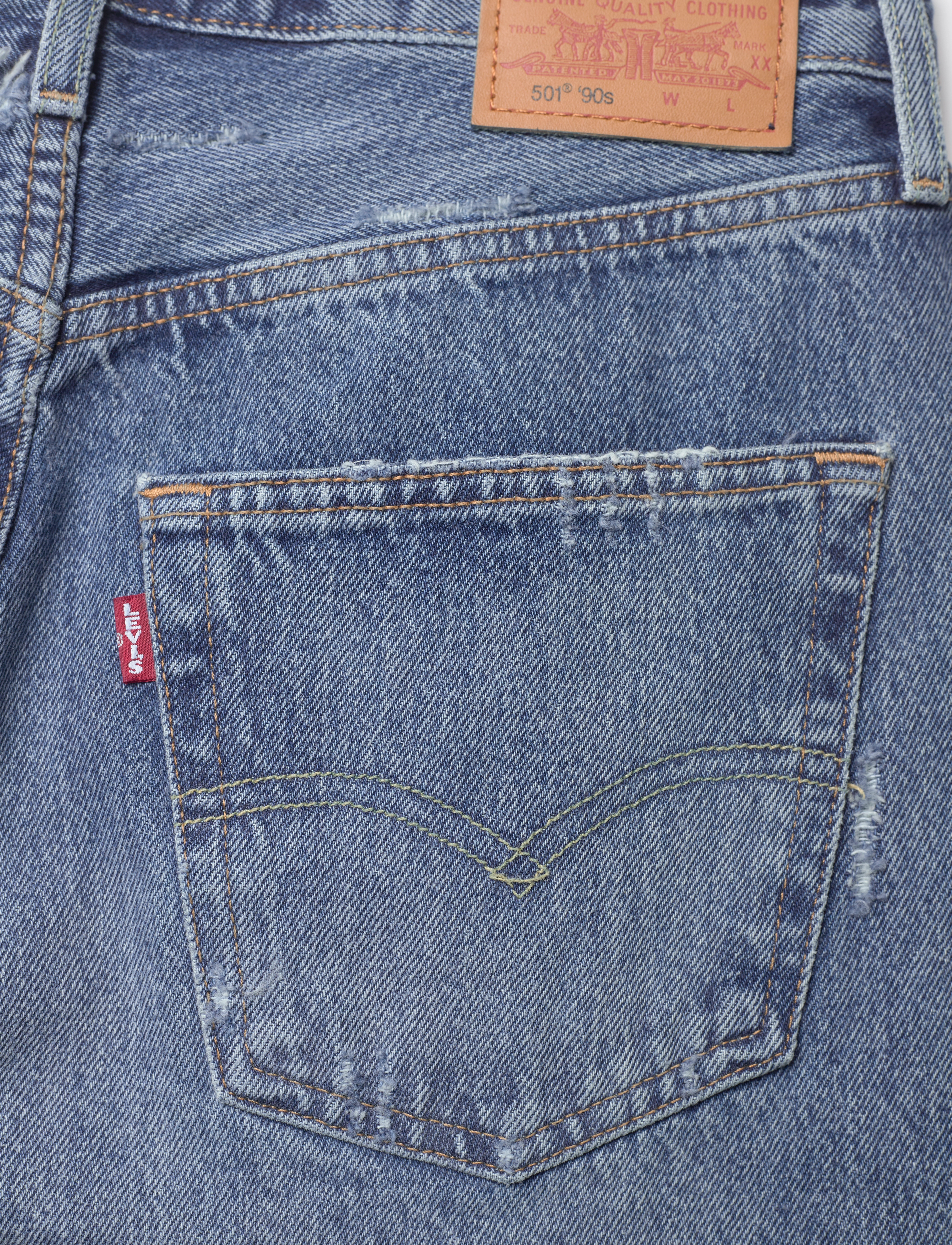 Levi's® - 50190S SHORT HAPPY BREAK - dark indigo - worn in - 5