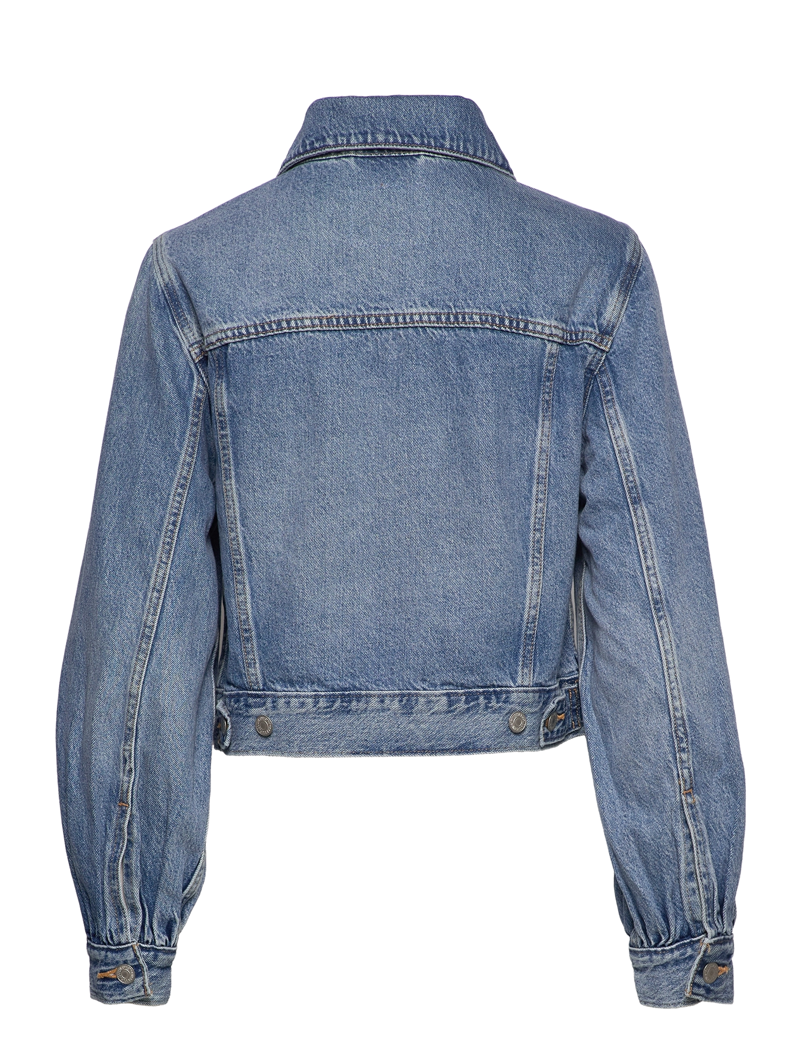 LEVI´S Women - SLOUCH SLV TRUCKER SOFT AS BUT - med indigo - worn in - 1