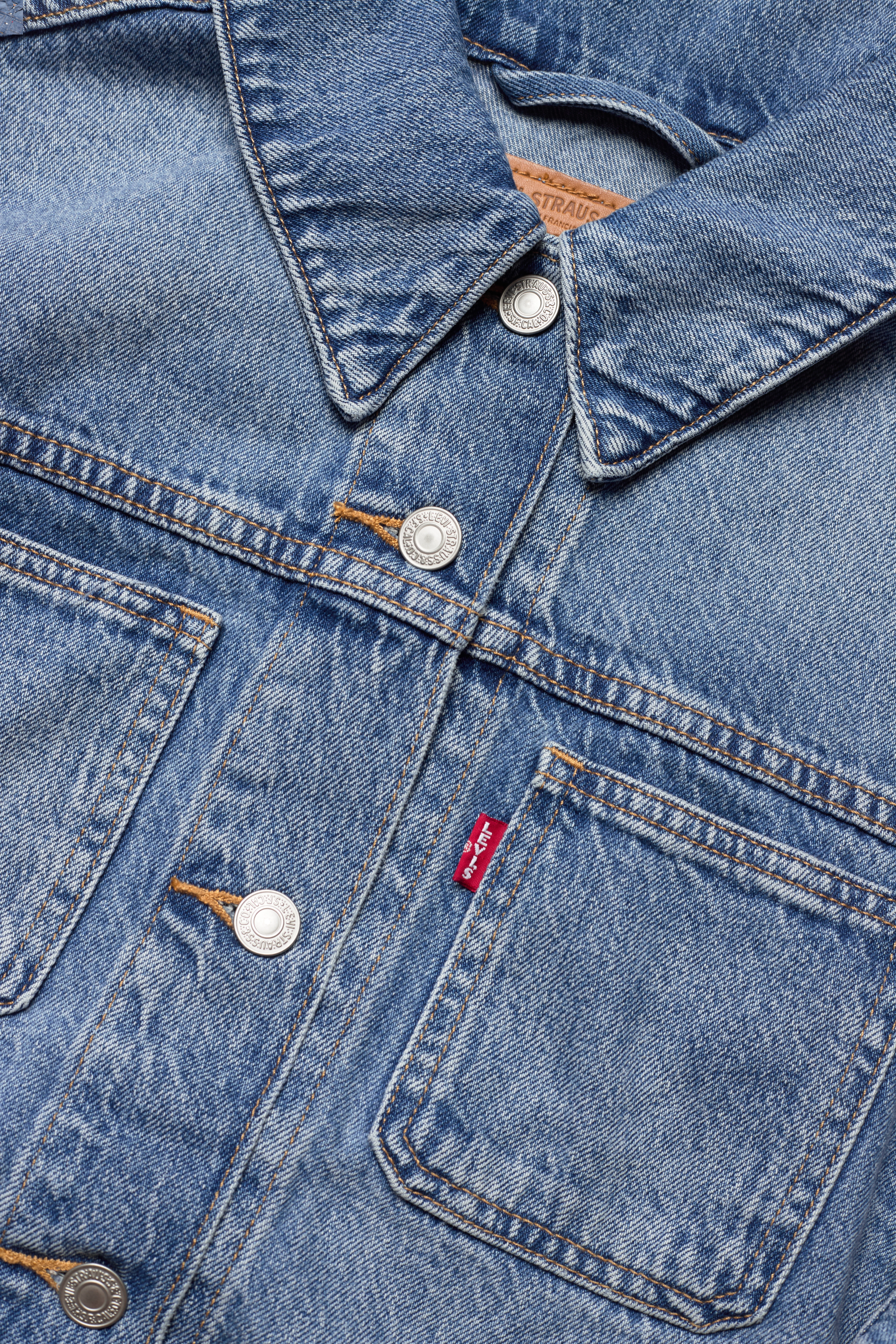 LEVI´S Women - SLOUCH SLV TRUCKER SOFT AS BUT - med indigo - worn in - 2