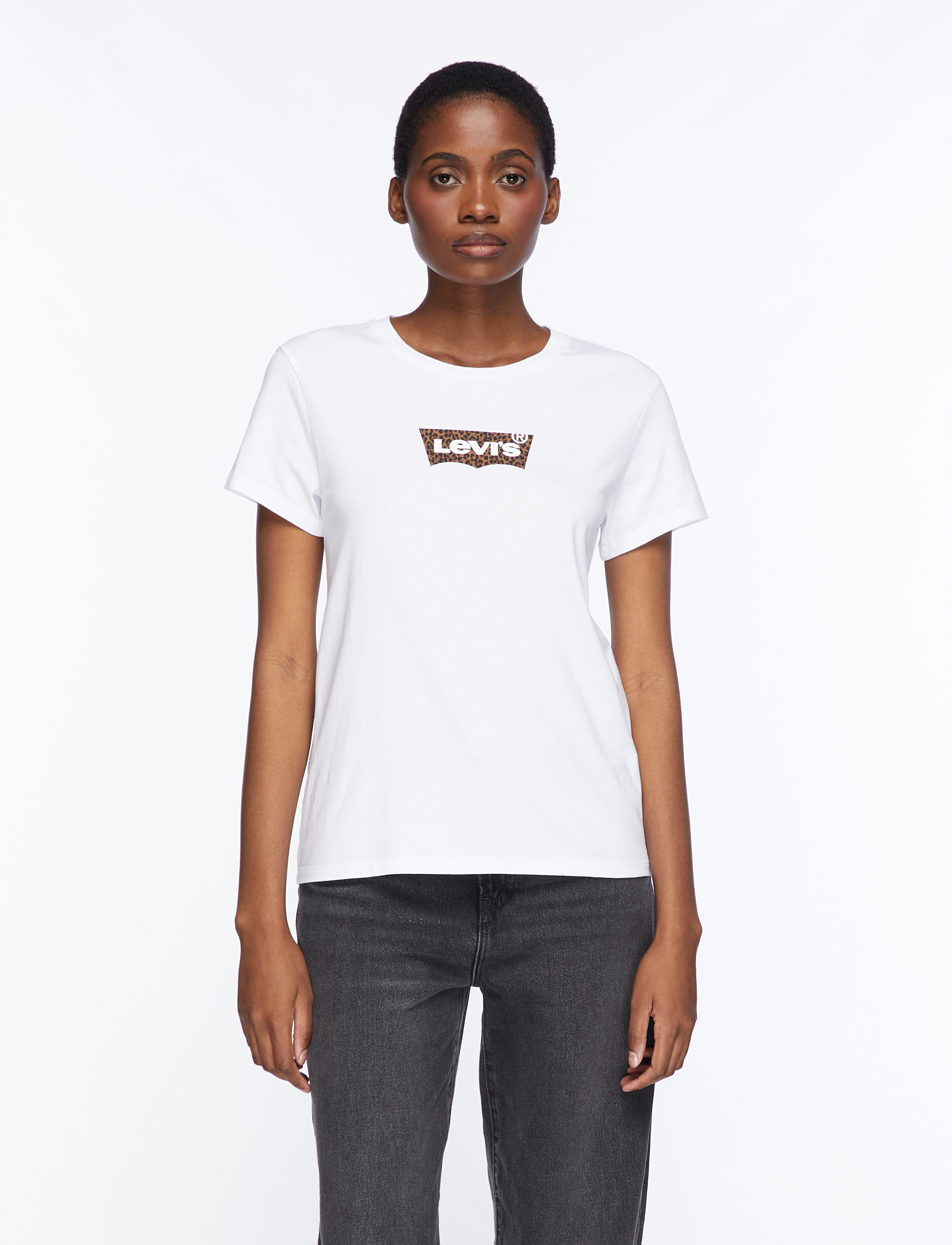 Levi's® LSE THE PERFECT TEE LSE_BATWIN - T-shirts & Toppar - WHITES / white