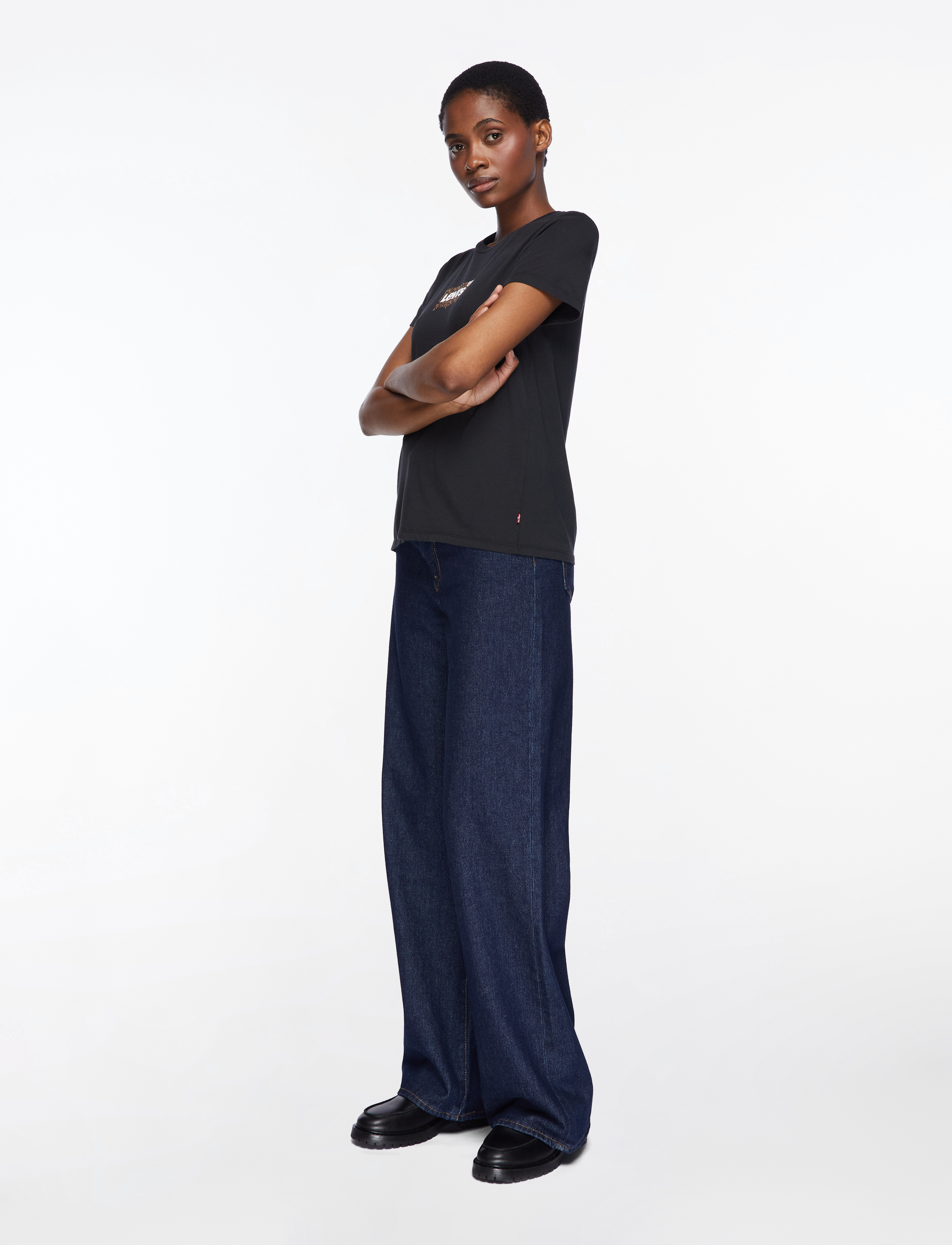 Levi's® - LSE THE PERFECT TEE LSE_BATWIN - t-krekli - blacks - 3