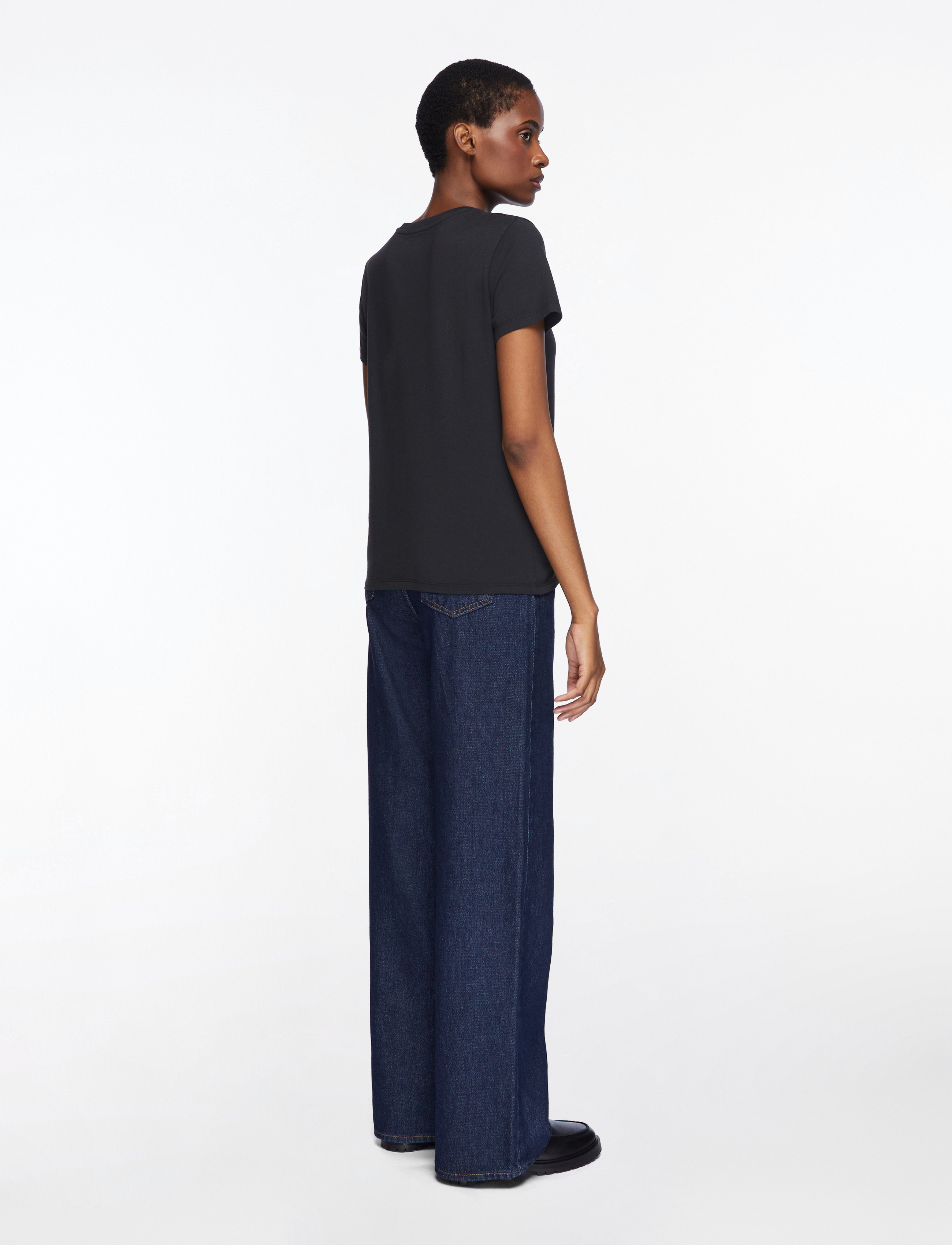 Levi's® - LSE THE PERFECT TEE LSE_BATWIN - t-krekli - blacks - 4