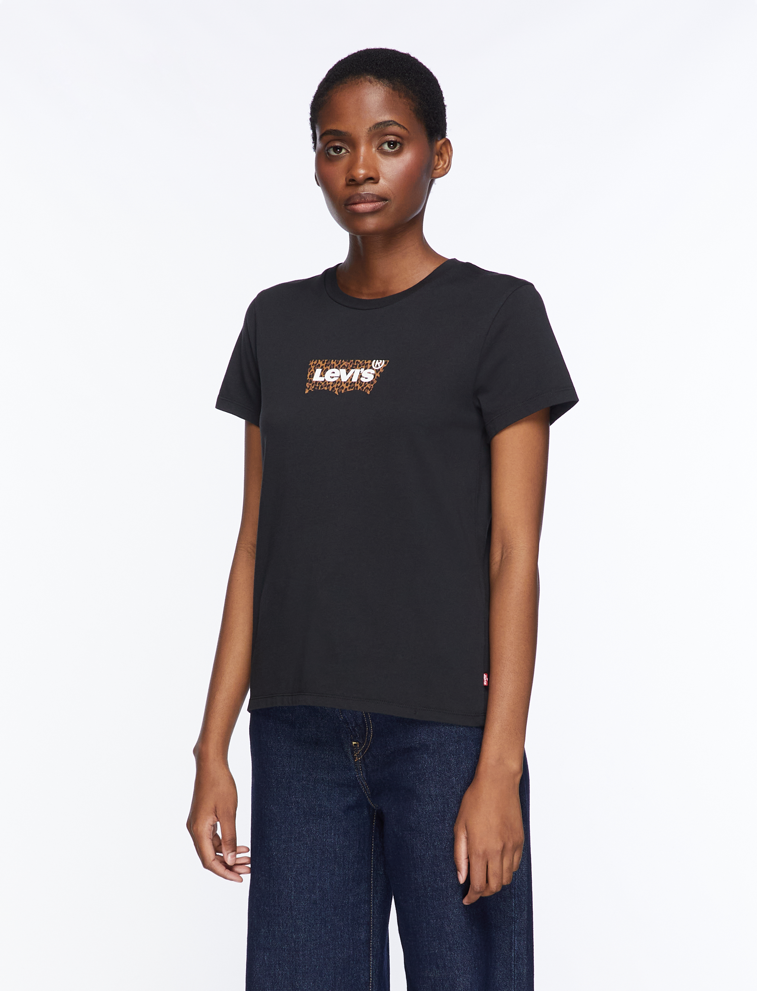 Levi's® - LSE THE PERFECT TEE LSE_BATWIN - t-krekli - blacks - 0
