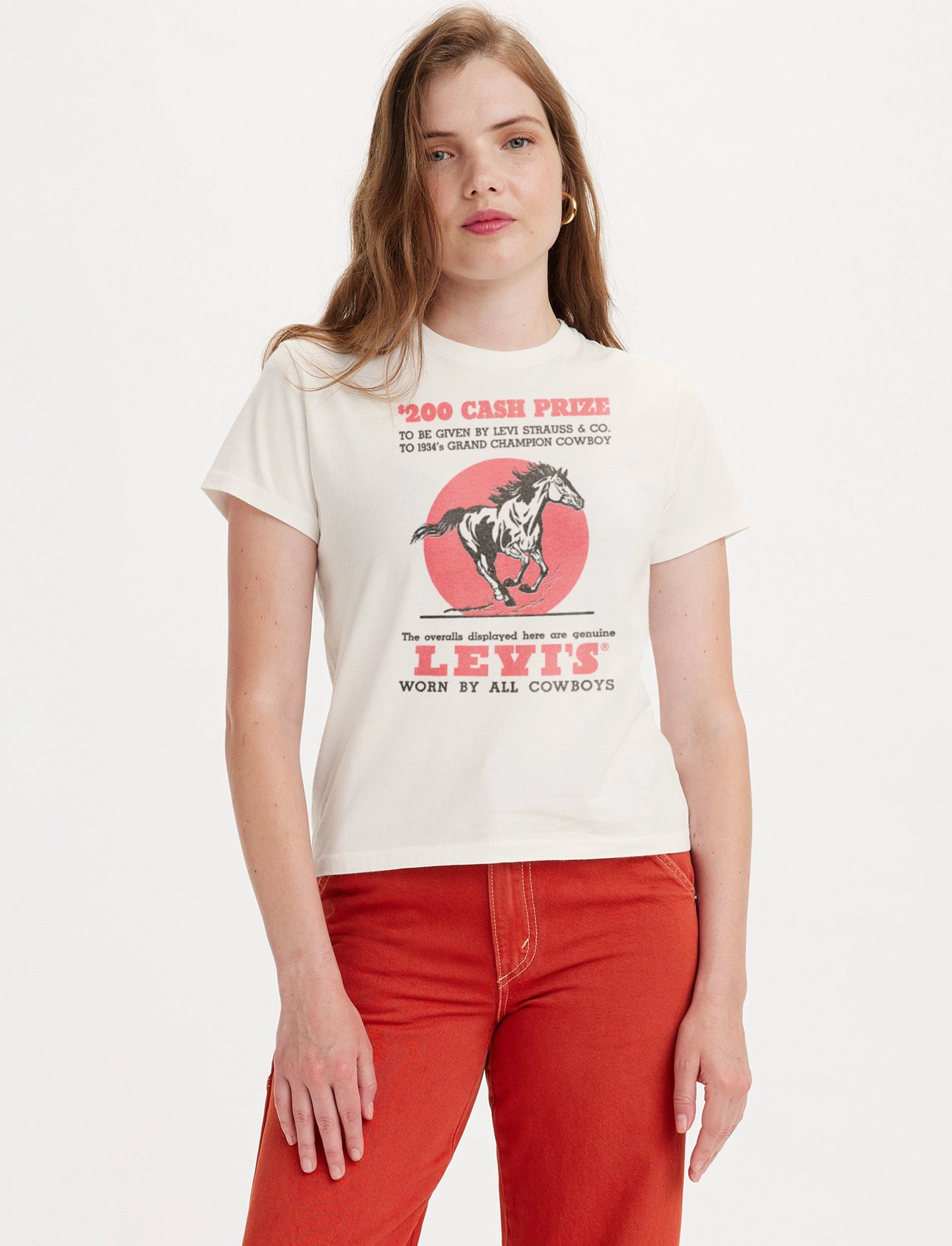 LEVI´S Women - GRAPHIC CLASSIC TEE CASH PRIZE - whites - 2
