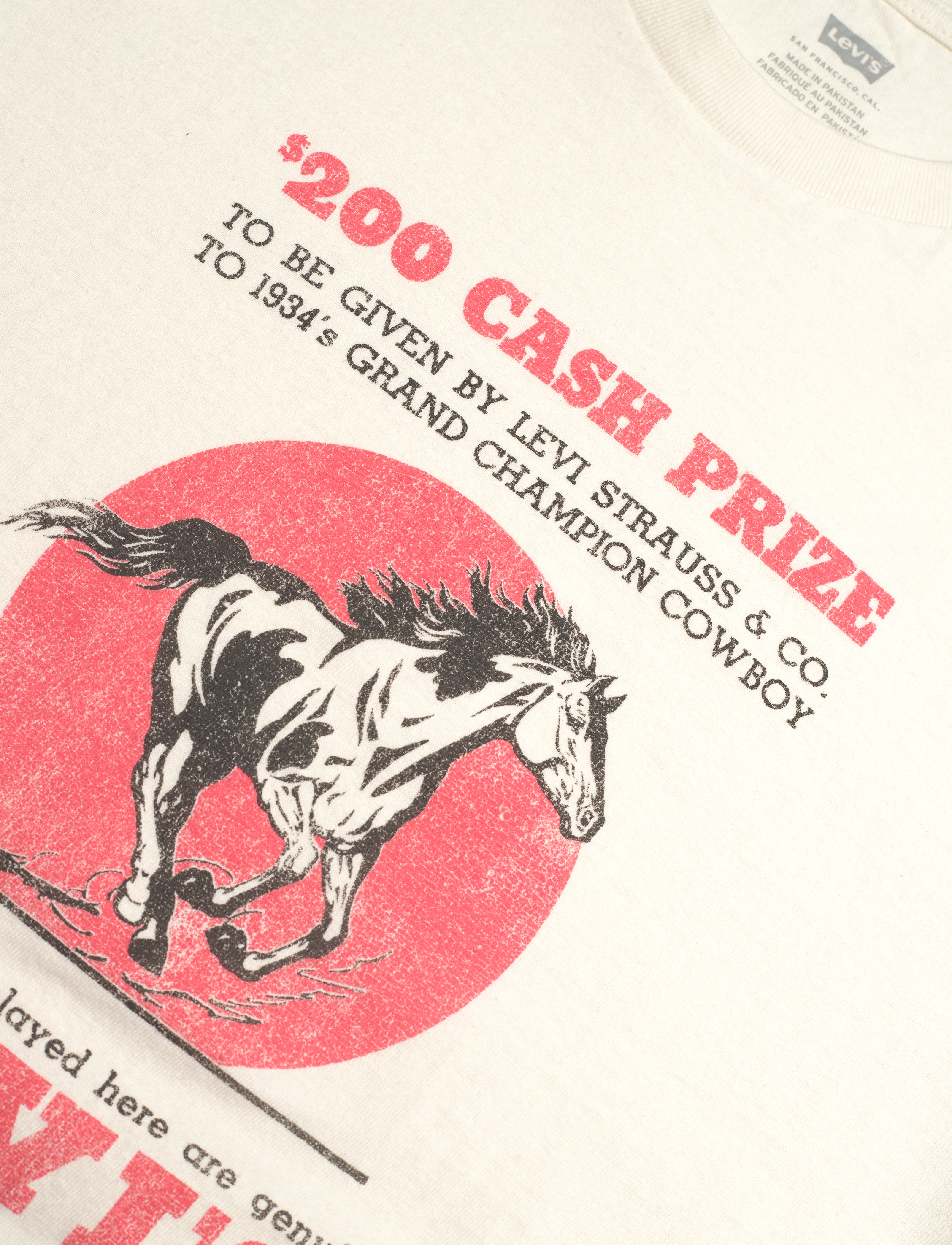 LEVI´S Women - GRAPHIC CLASSIC TEE CASH PRIZE - whites - 4