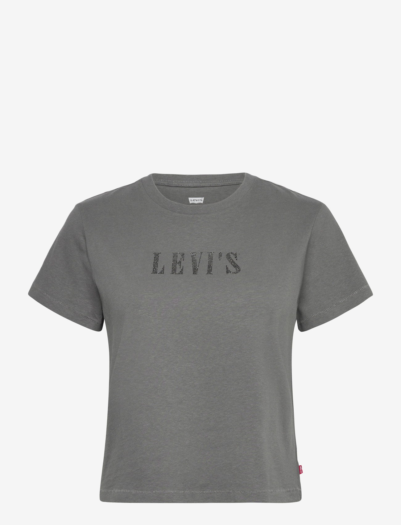 Levi's® - GRAPHIC CLASSIC TEE RHINESTONE - t-shirts - greys - 1