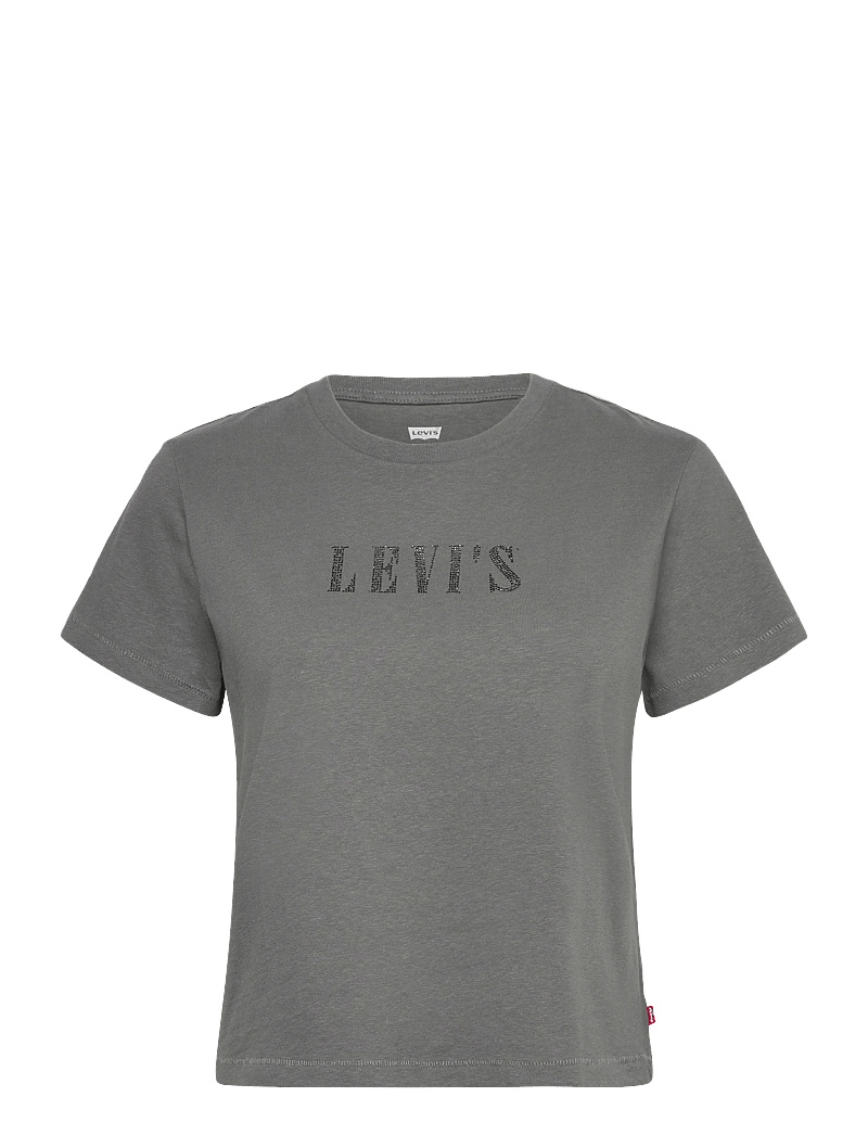 Levi's® - GRAPHIC CLASSIC TEE RHINESTONE - t-shirts - greys - 1