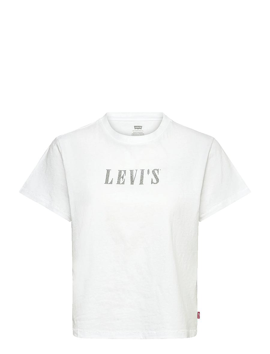 Levi's® - GRAPHIC CLASSIC TEE RHINESTONE - marškinėliai - whites - 1