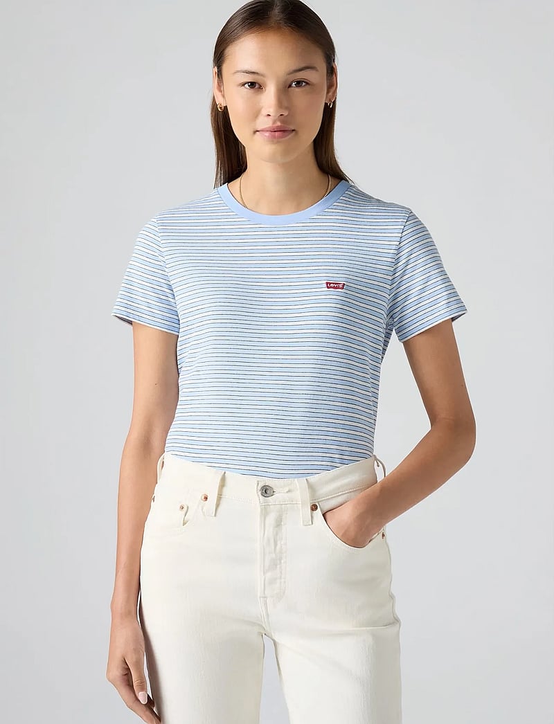 Levi's® - LSE_PERFECT TEE LSE_TEE CHAMBR - t-shirts - blues - 0